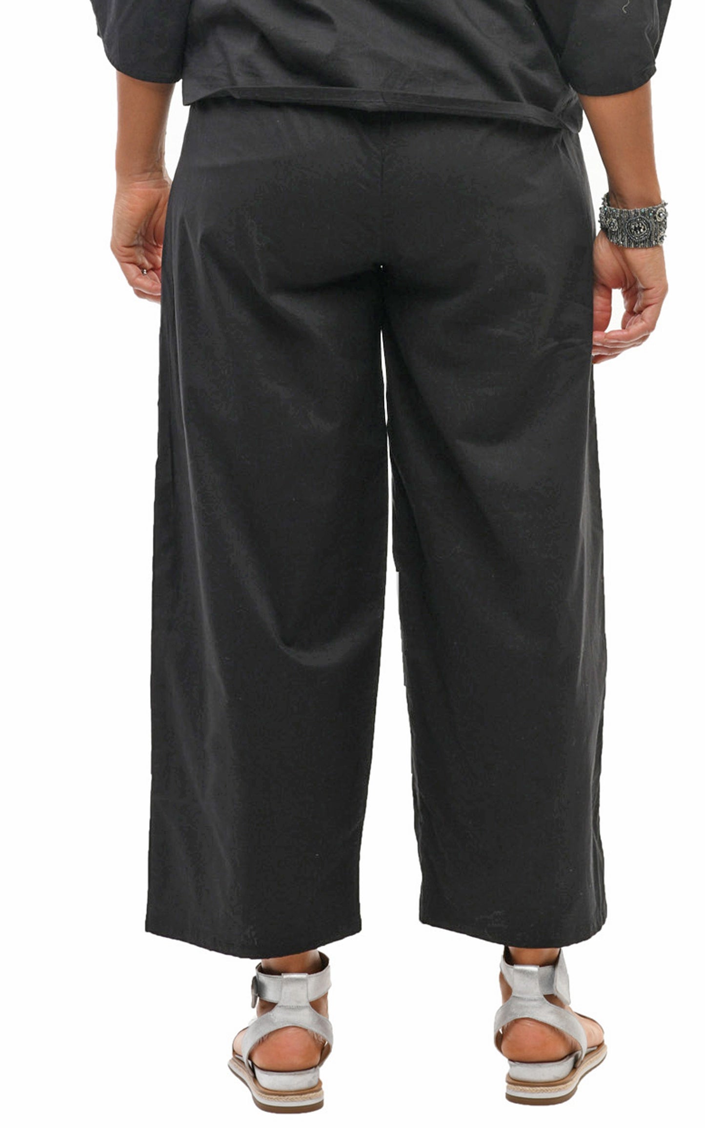 FINAL SALE CV143 Metro Pant in Solid Black Cotton*