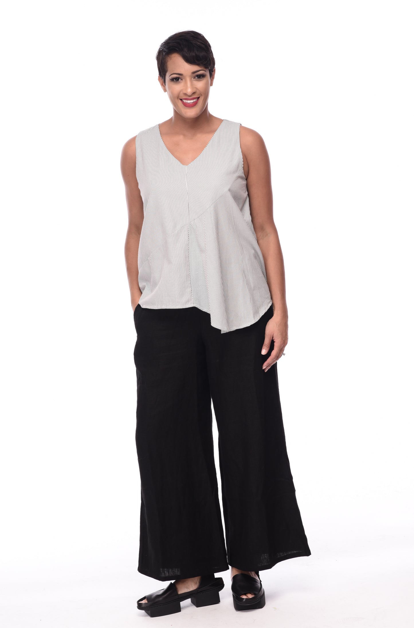 FINAL SALE CV223 Tami Tank in Soho Stripe*