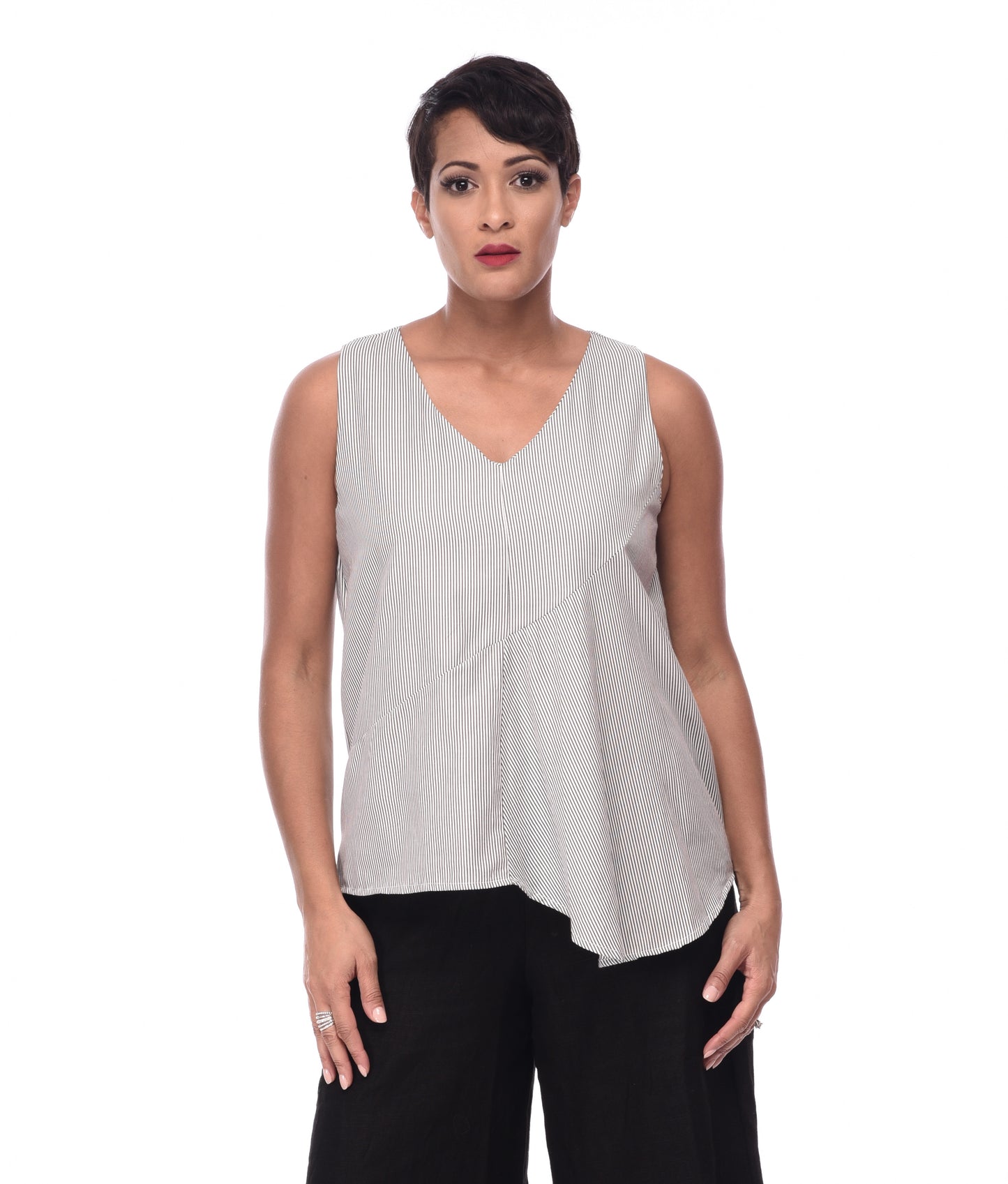 FINAL SALE CV223 Tami Tank in Soho Stripe*