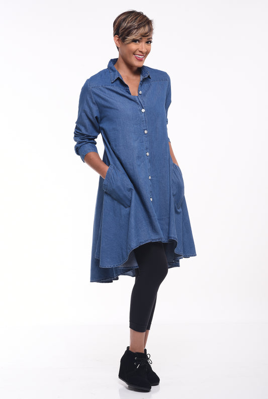 FINAL SALE CV248 Lulu in Blue Chambray*
