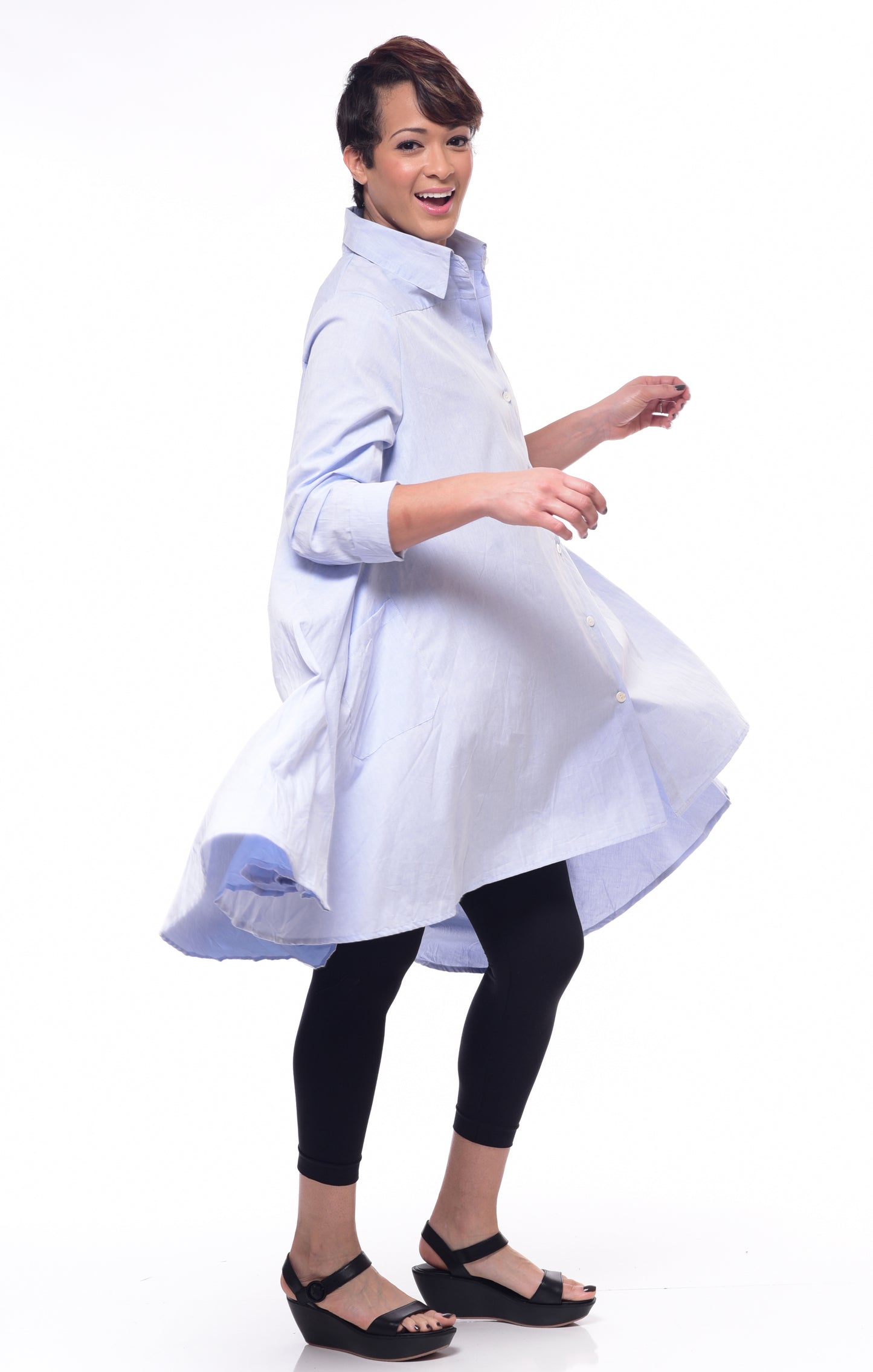 FINAL SALE CV248 Lulu in Light Blue Chambray*