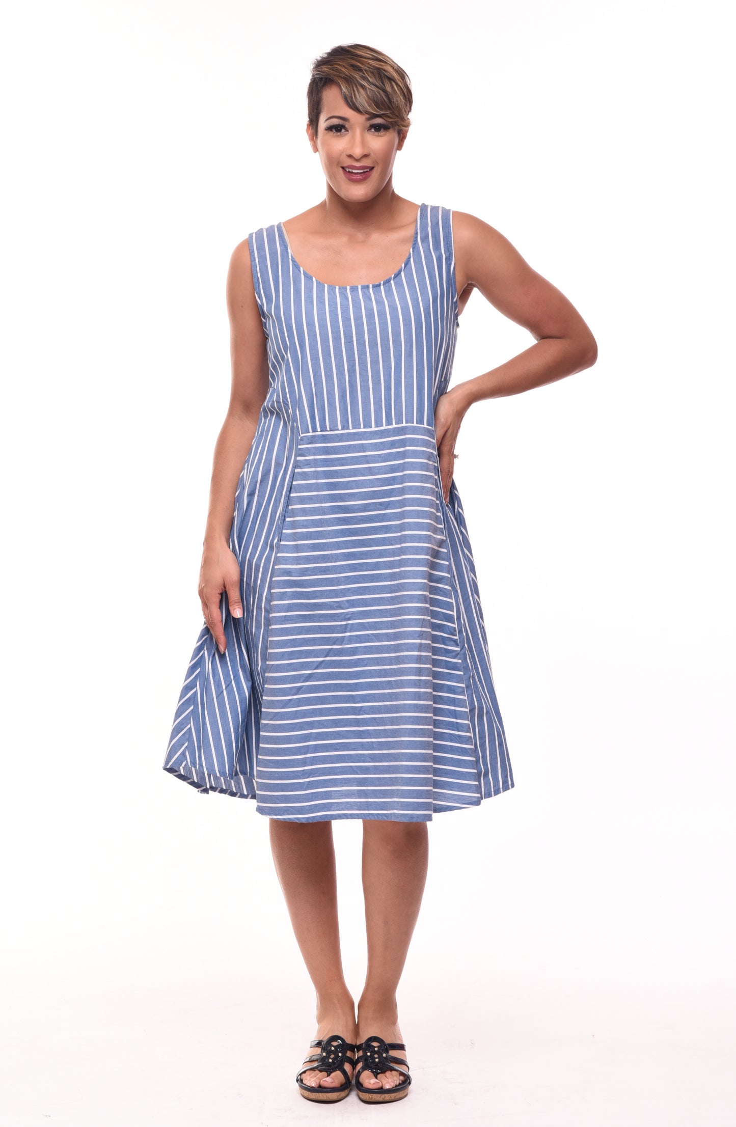 FINAL SALE CV289 Fleetwood Dress in San Tropez*