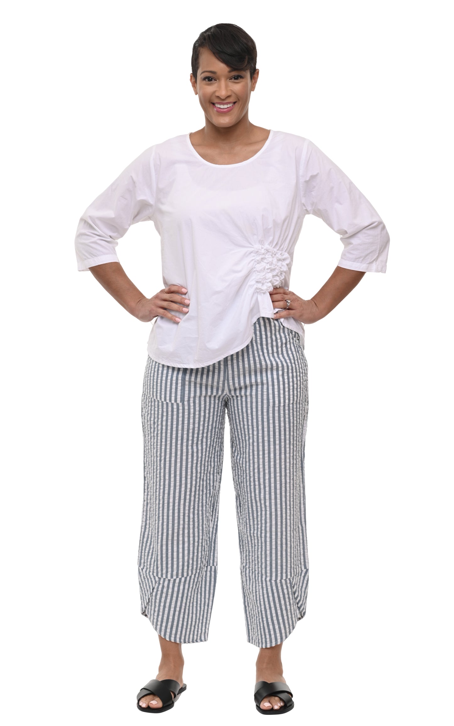FINAL SALE CV323 Ariana Pant in Cape Stripe*