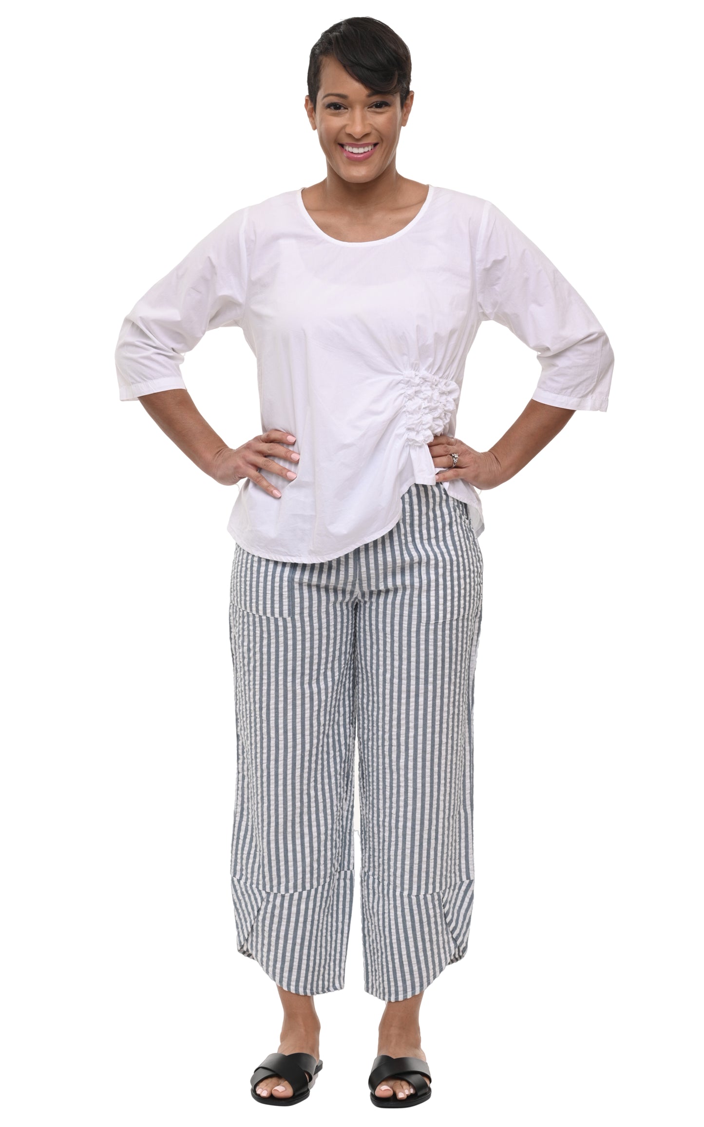 FINAL SALE CV323 Ariana Pant in Cape Stripe*