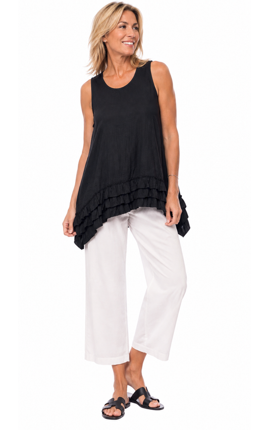 FINAL SALE CV3 Lily Tank in Black*