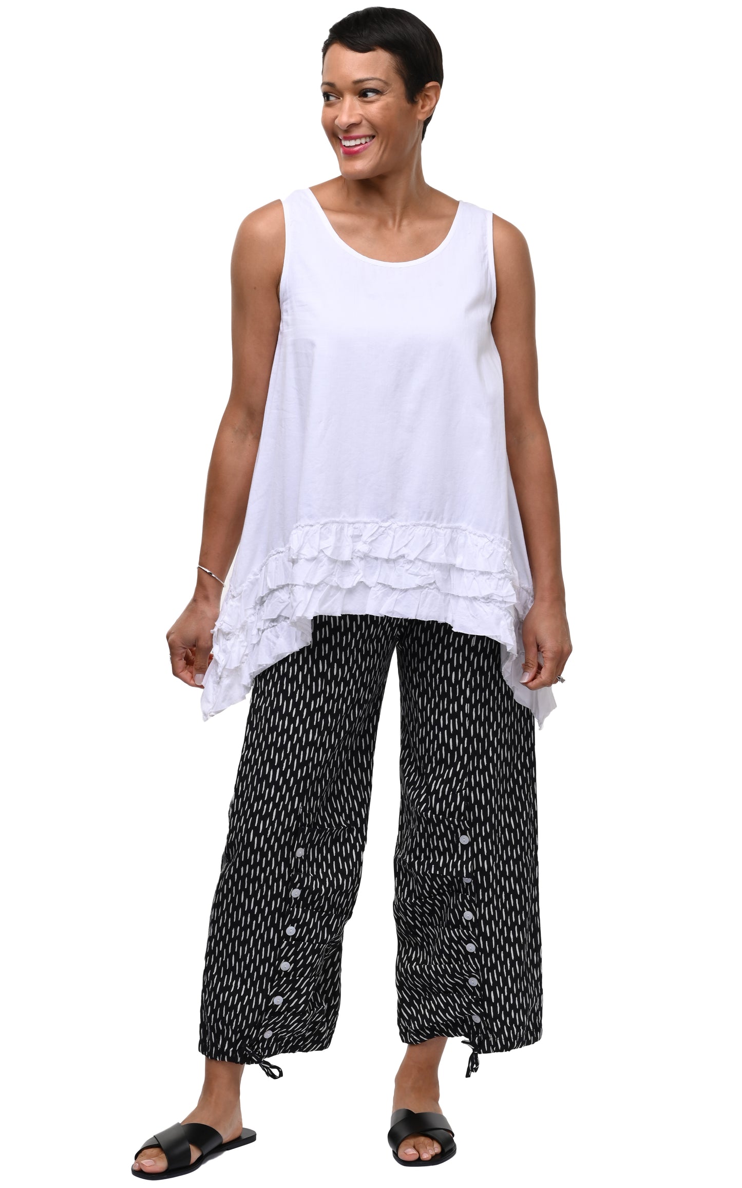 CV3 Lily Tank in White*