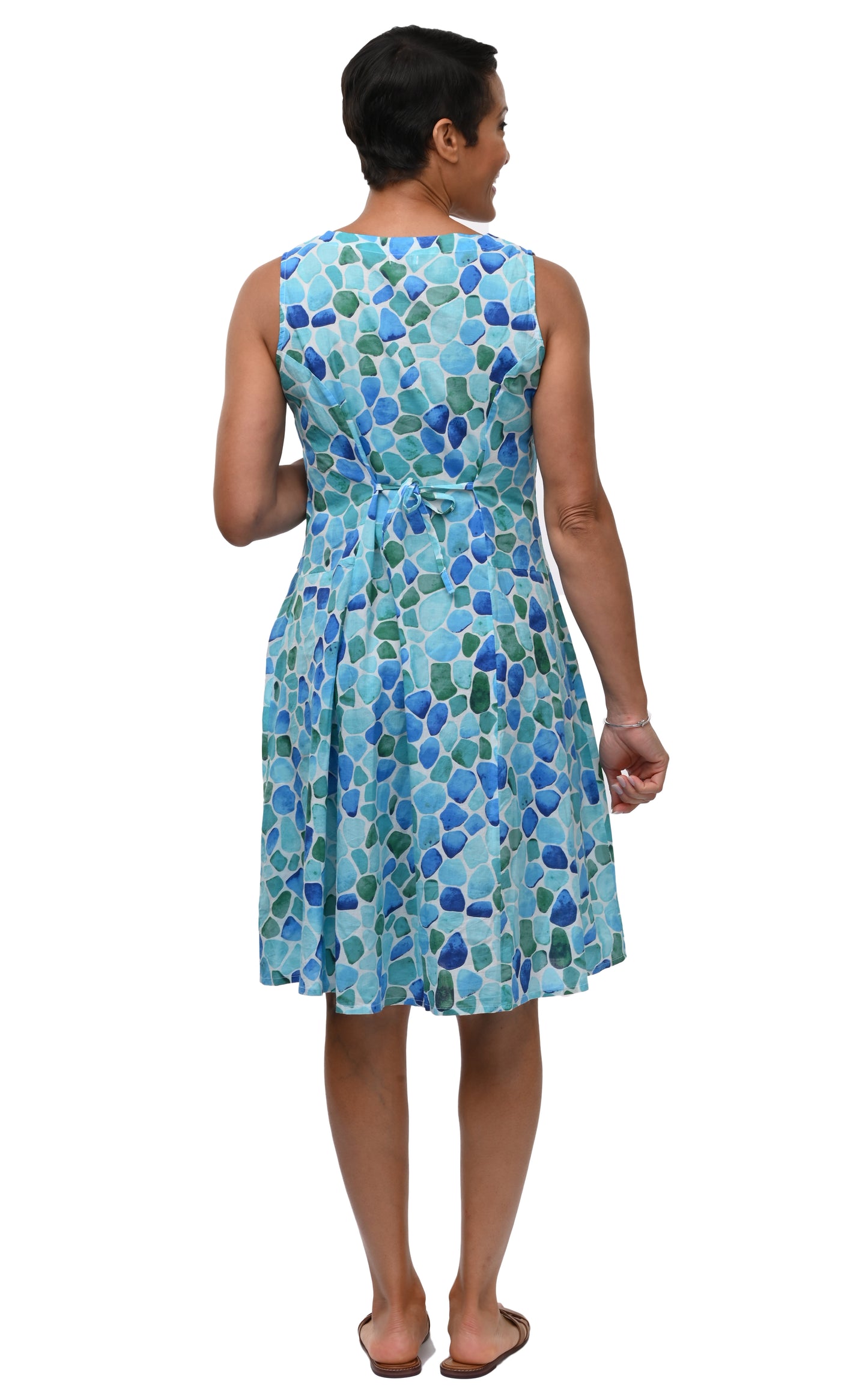 FINAL SALE CV418 Myla Dress in Sea Glass*