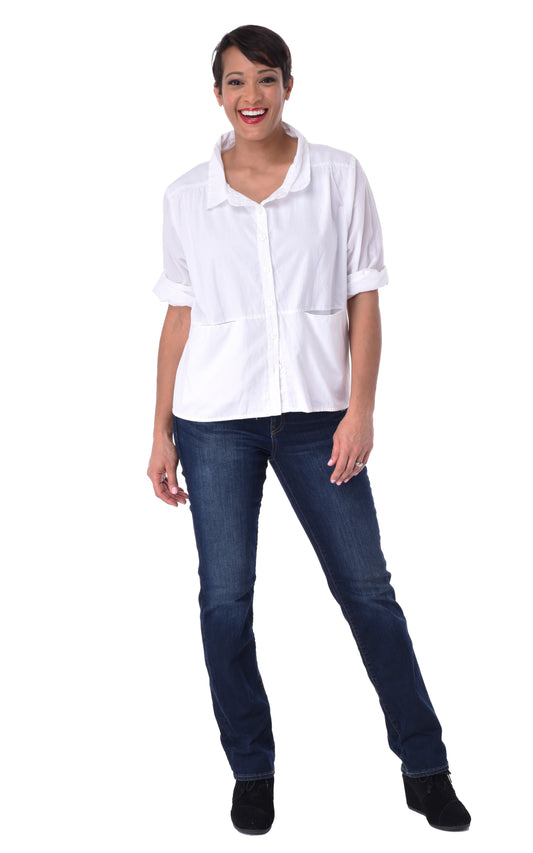 FINAL SALE CV43 Jill Jacket in White *