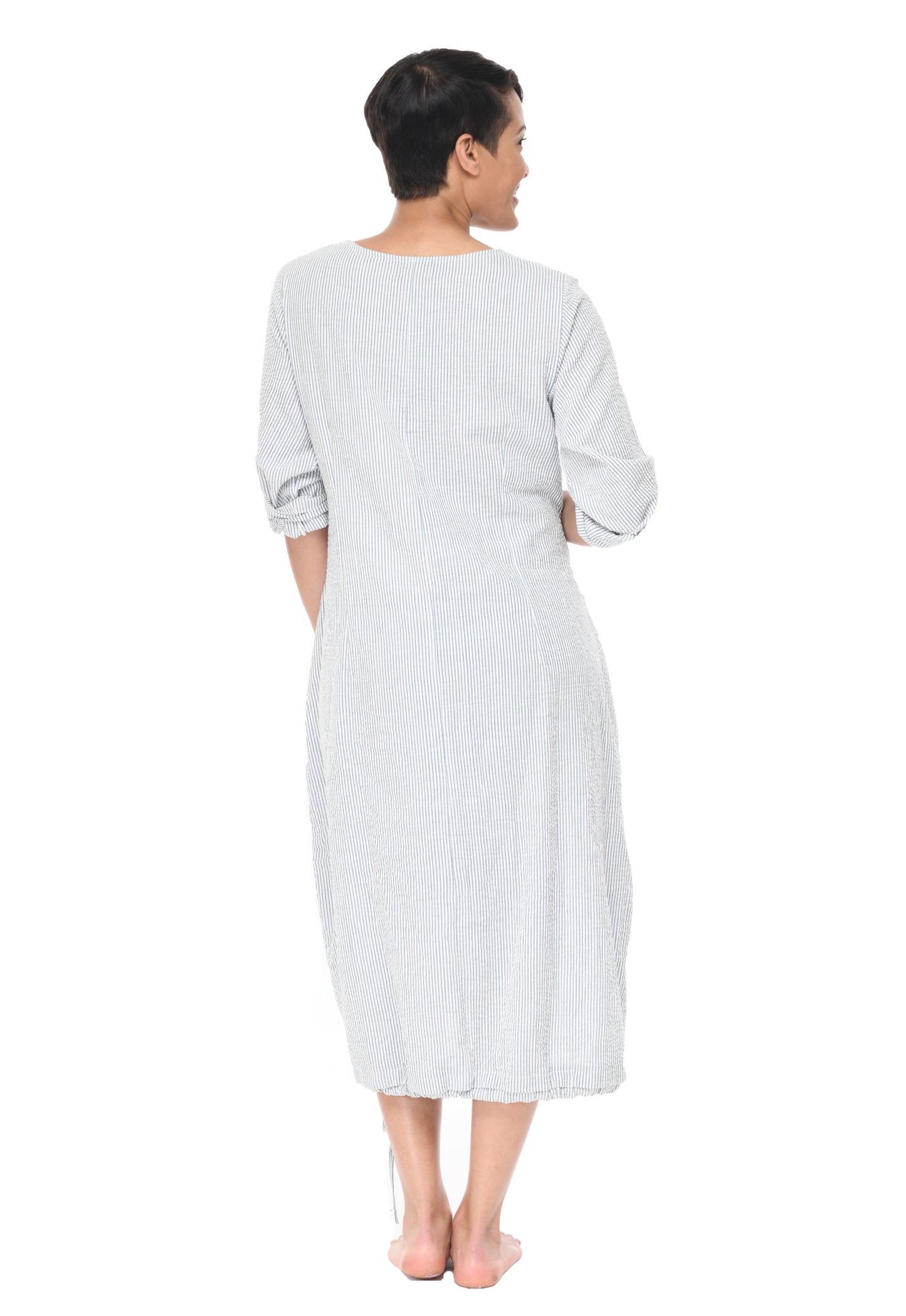 FINAL SALE CV487 Allie Dress in Wave Stripe*