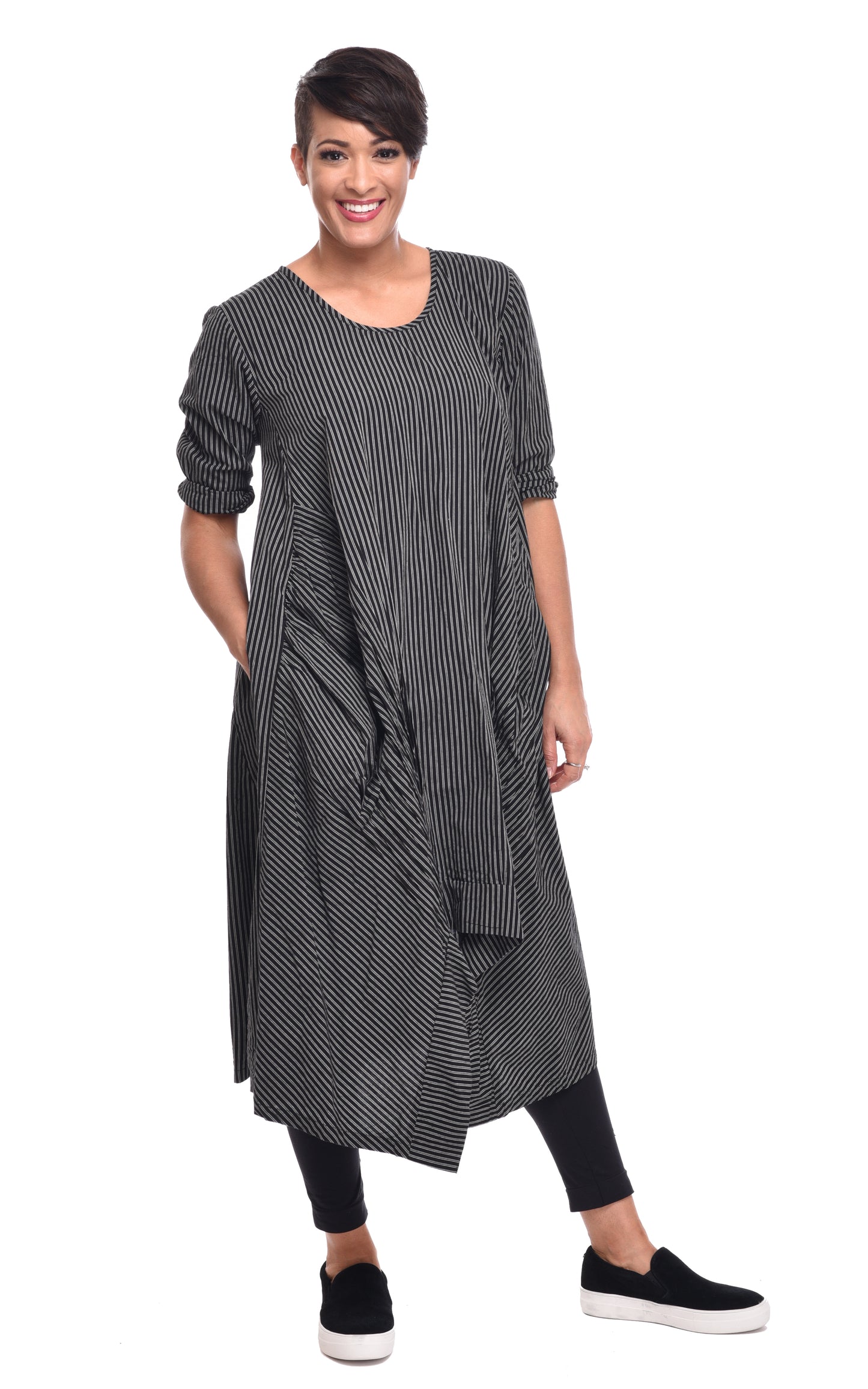 FINAL SALE CV49 Lexi Dress in Milan Stripe*