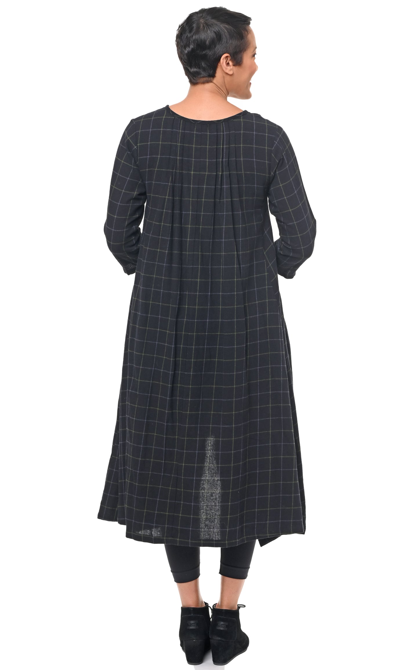 FINAL SALE CV49 Lexi Dress in Scalloway Flannel*