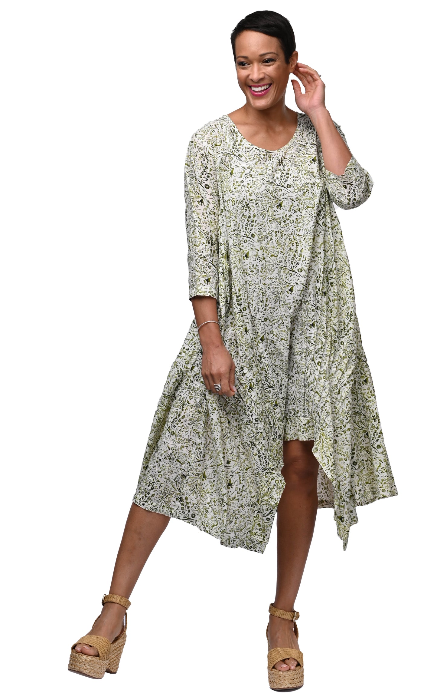 FINAL SALE CV49 Lexi Dress in Quails*