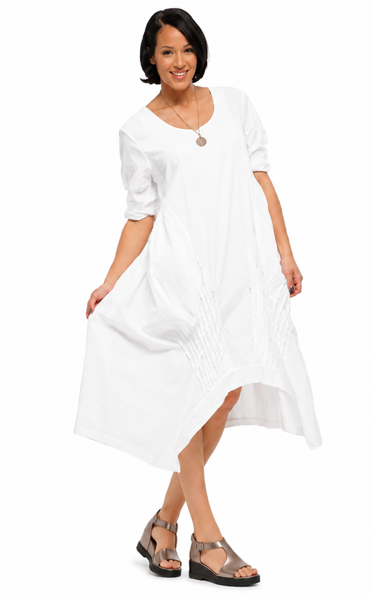FINAL SALE CV49 Lexi Dress in White*