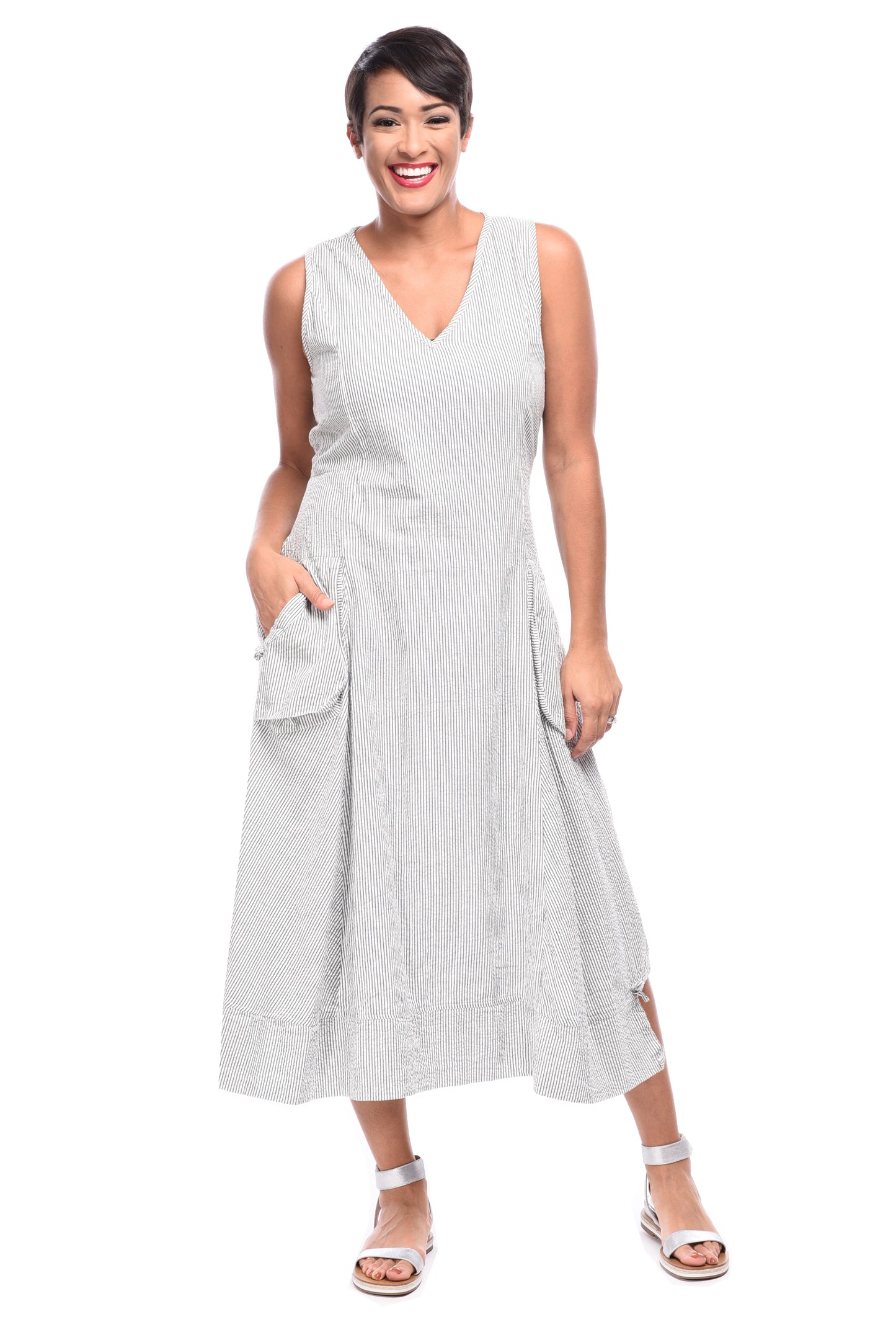 FINAL SALE CV505 Annie in Pebble Stripe*