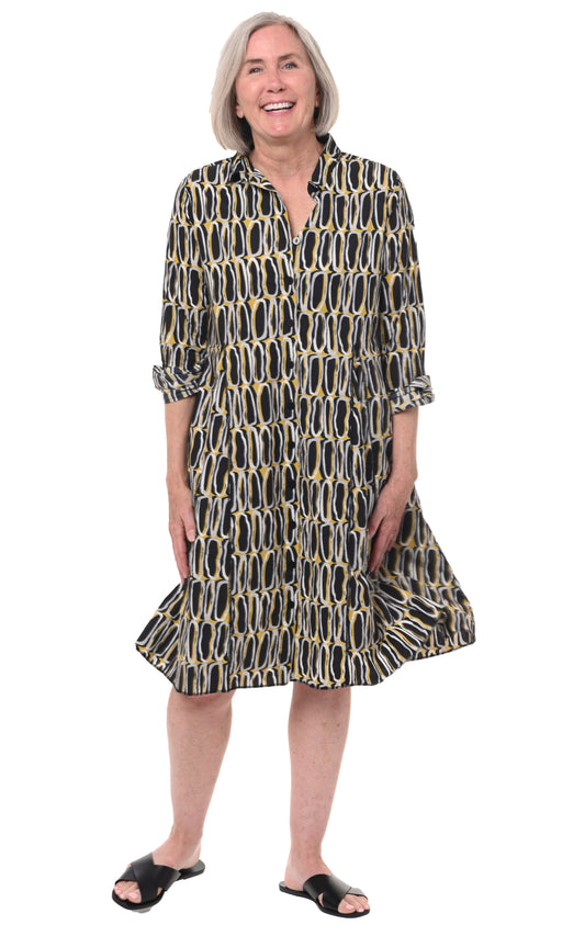 FINAL SALE CV616 Collins Dress in Olive Oil*