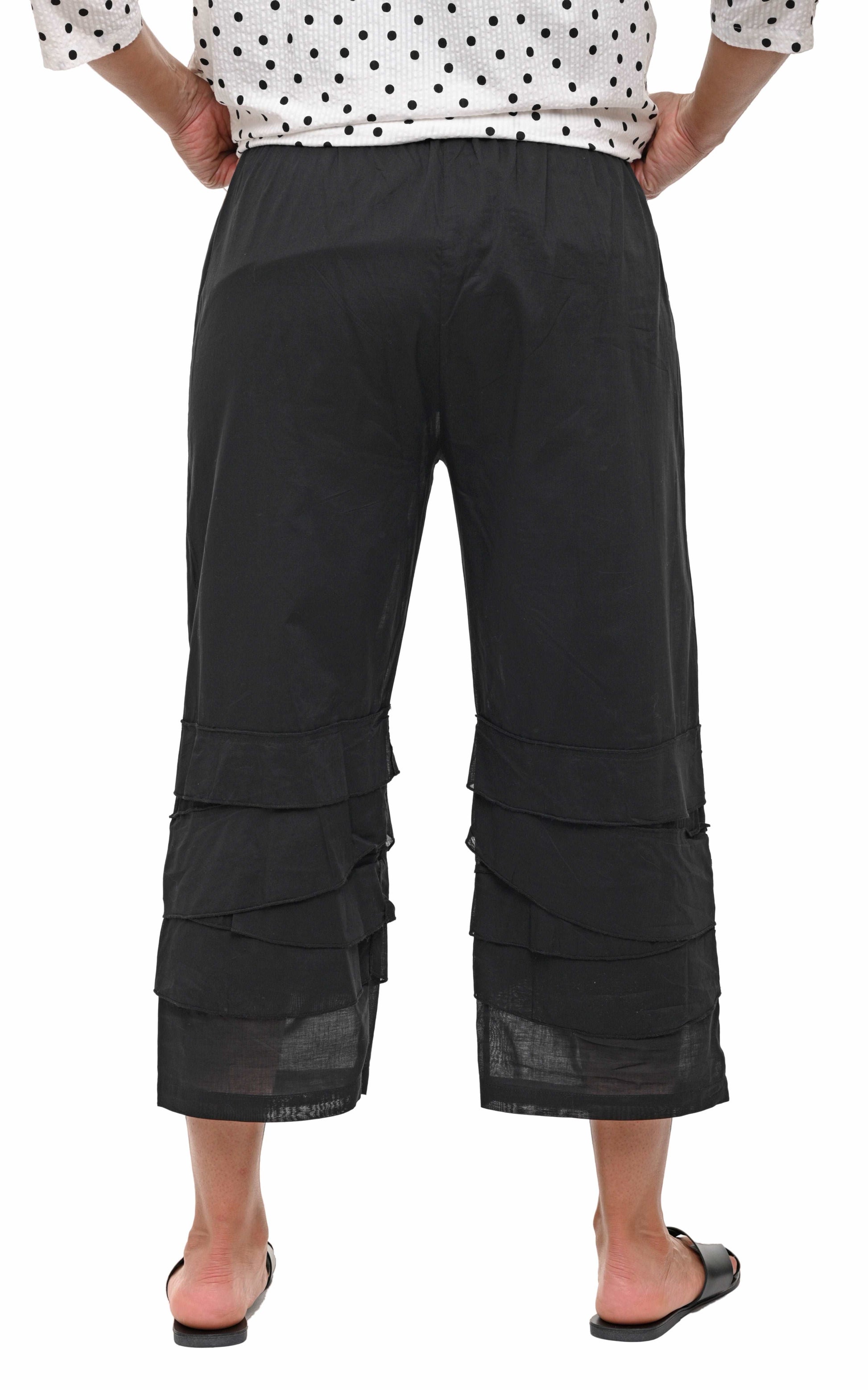 CV62 Coastal Bloomer Pant in Black