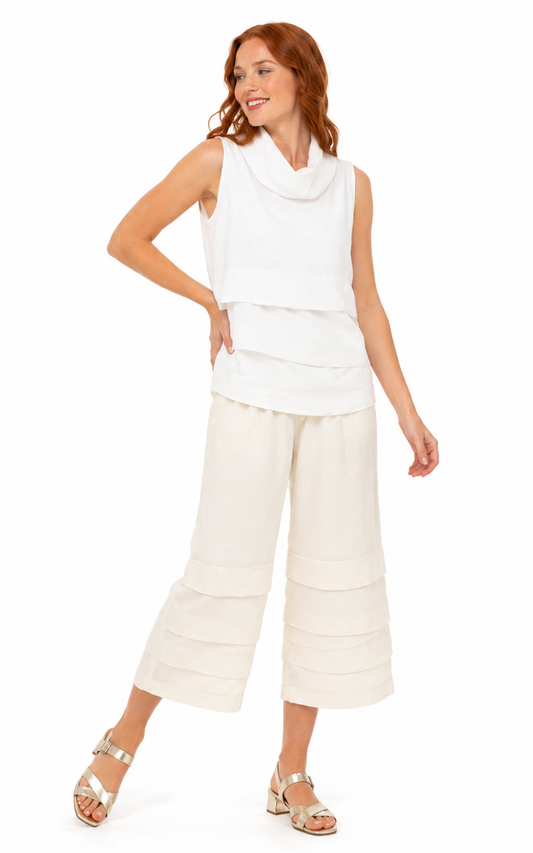 FINAL SALE CV62 Coastal Bloomer Pant in Ivory*