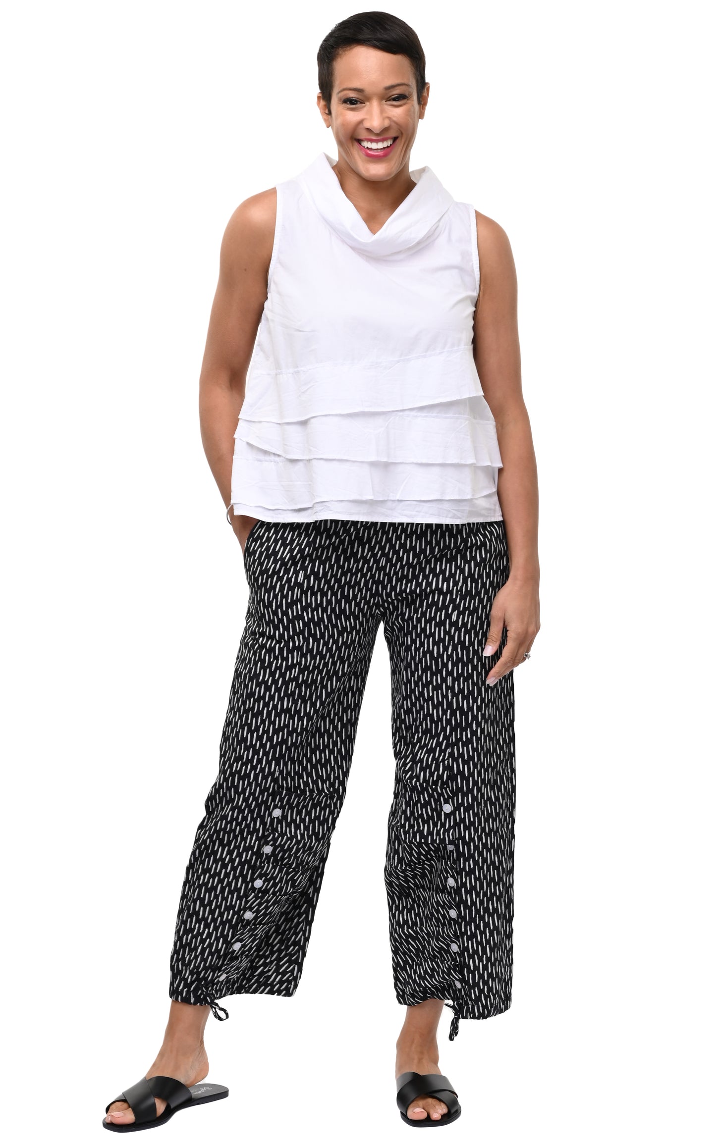 FINAL SALE CV21 Scooter Pant in Dashed Lines*