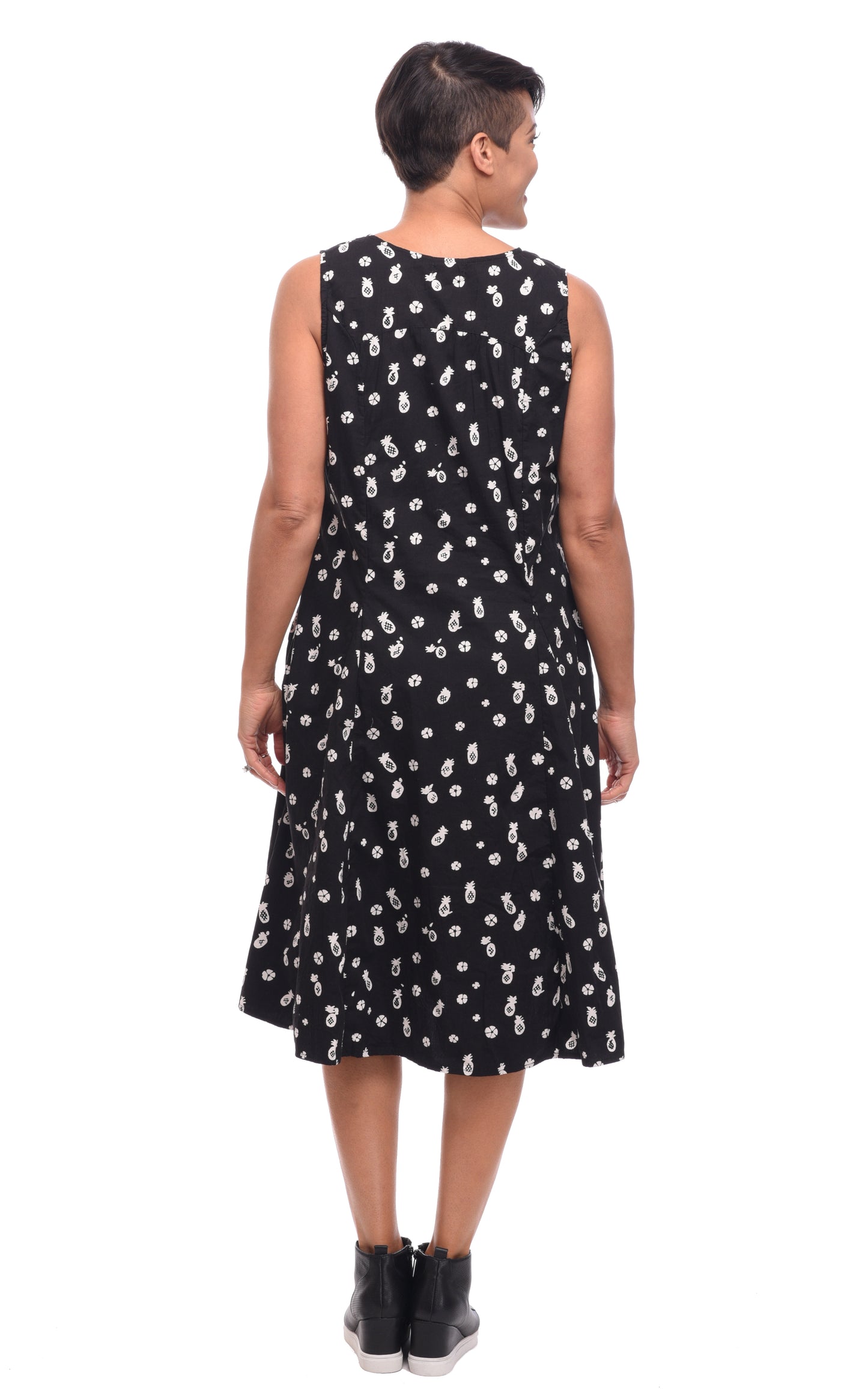 FINAL SALE CV656 Poppie Dress in Pineapple*