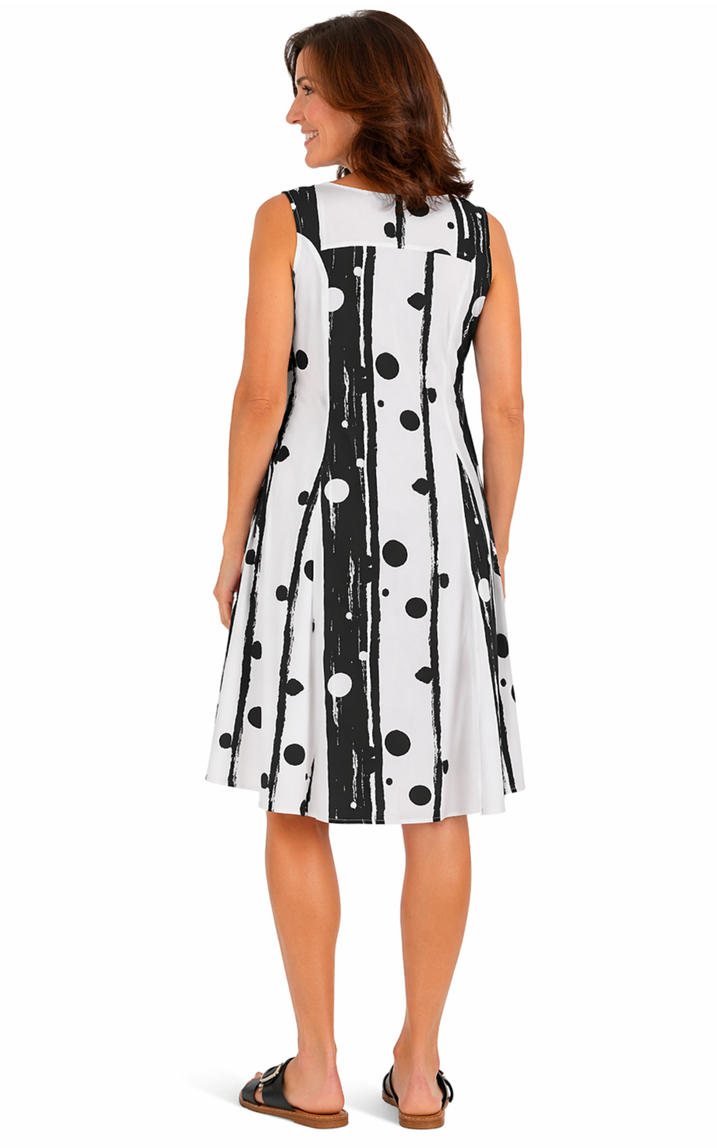 FINAL SALE CV656  Poppie Dress in Floating Bubbles*