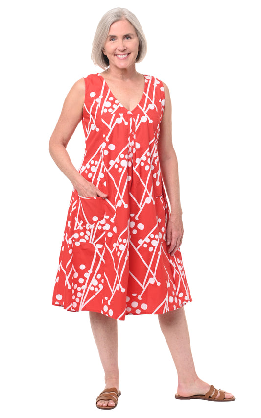 CV656 Poppie Dress in Hibiscus Connection*
