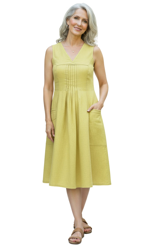 CV656  Poppie Dress in Sunflower*