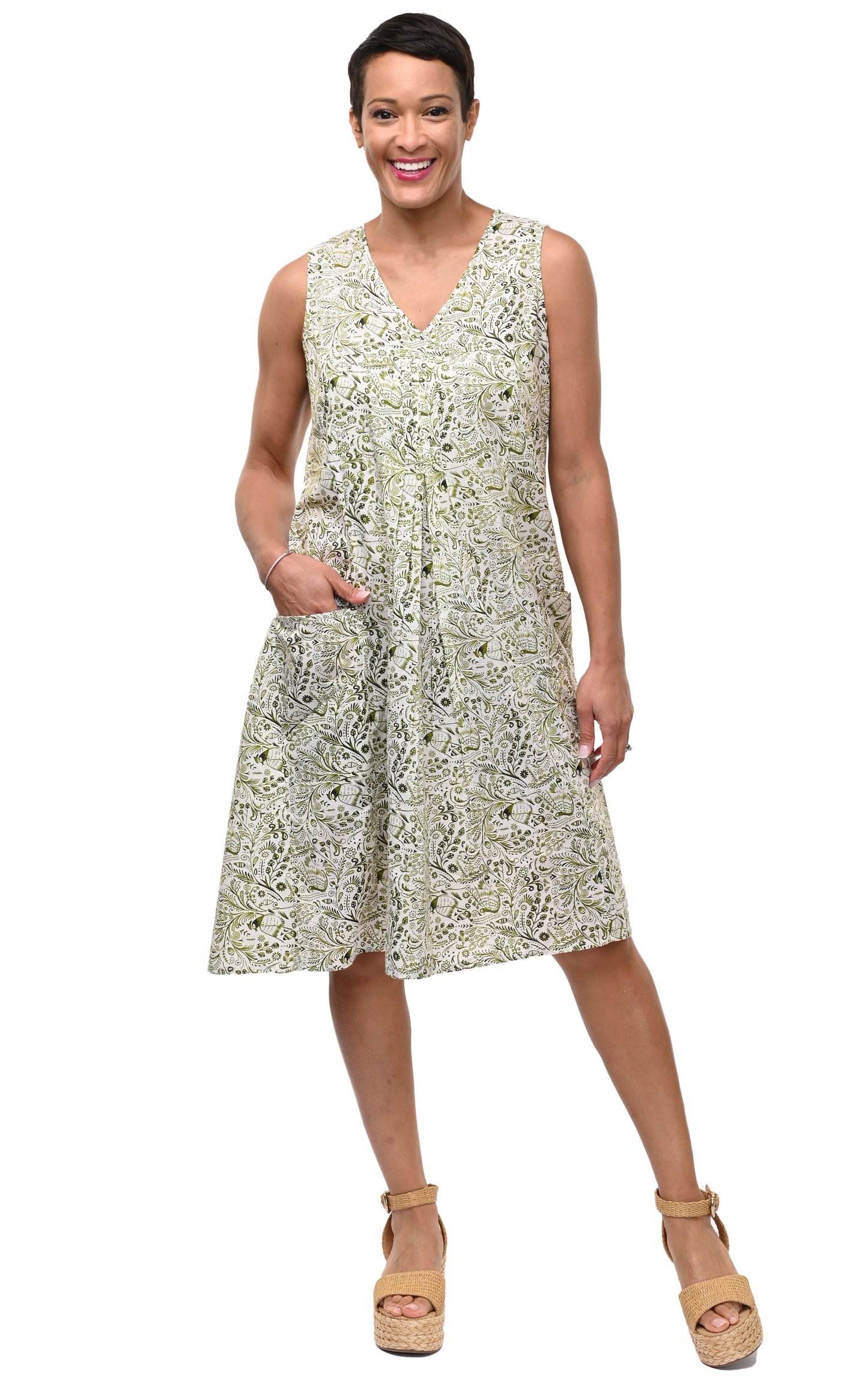 CV656  Poppie Dress in Quails*