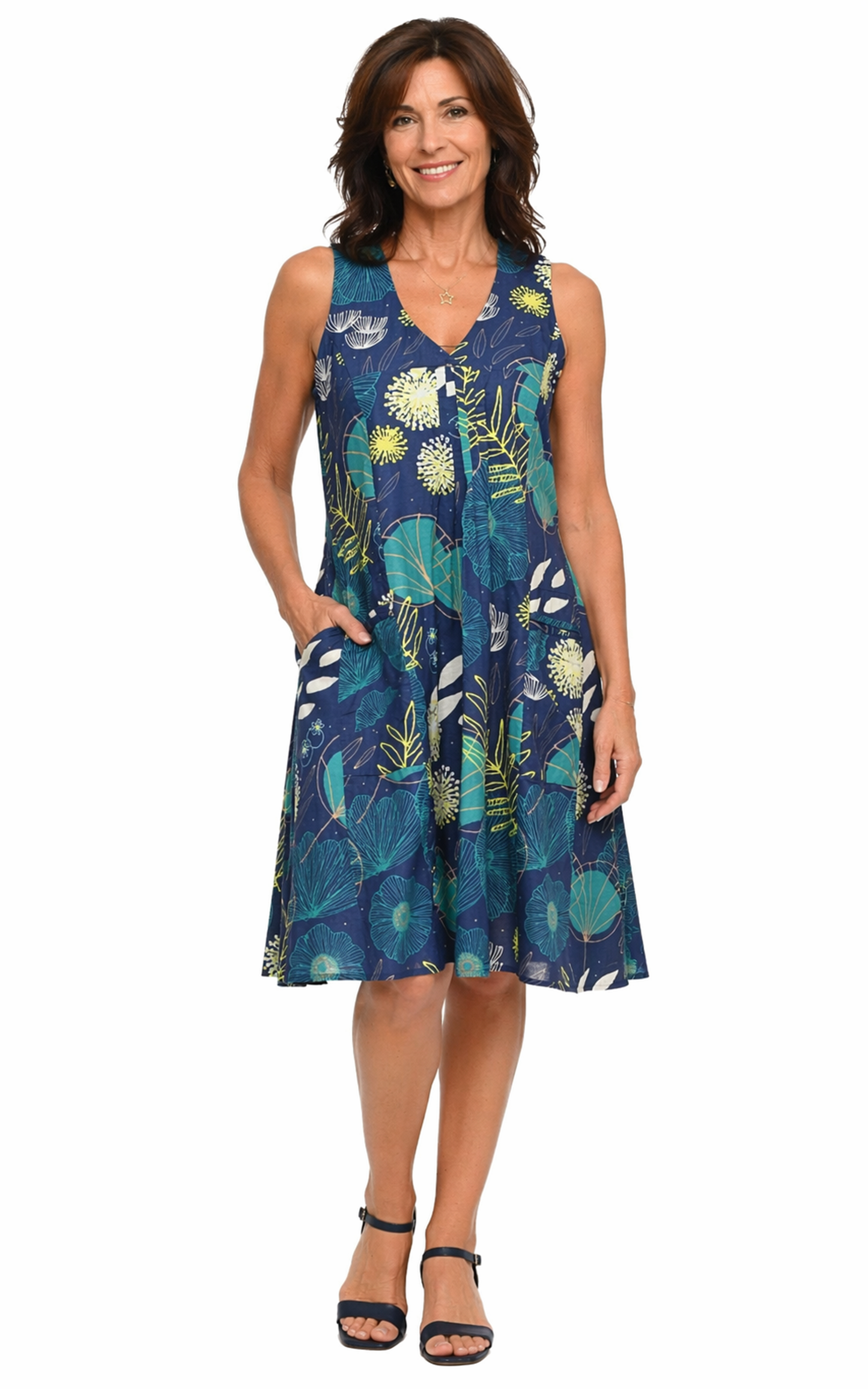FINAL SALE CV656 Poppie Dress in Portland*