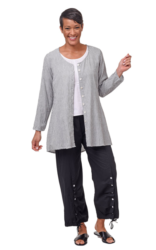 CV679 Ivy Jacket in Ticking Stripe*