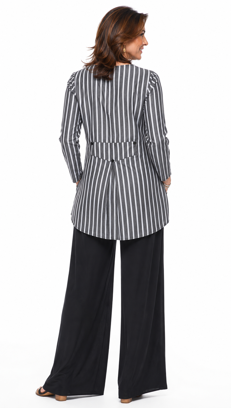 FINAL SALE CV679 Ivy Jacket in Rothschild Stripe*
