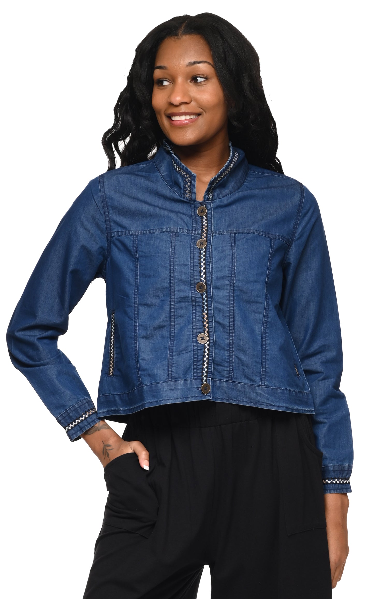 FINAL SALE D507 Mattie Jacket in Denim*