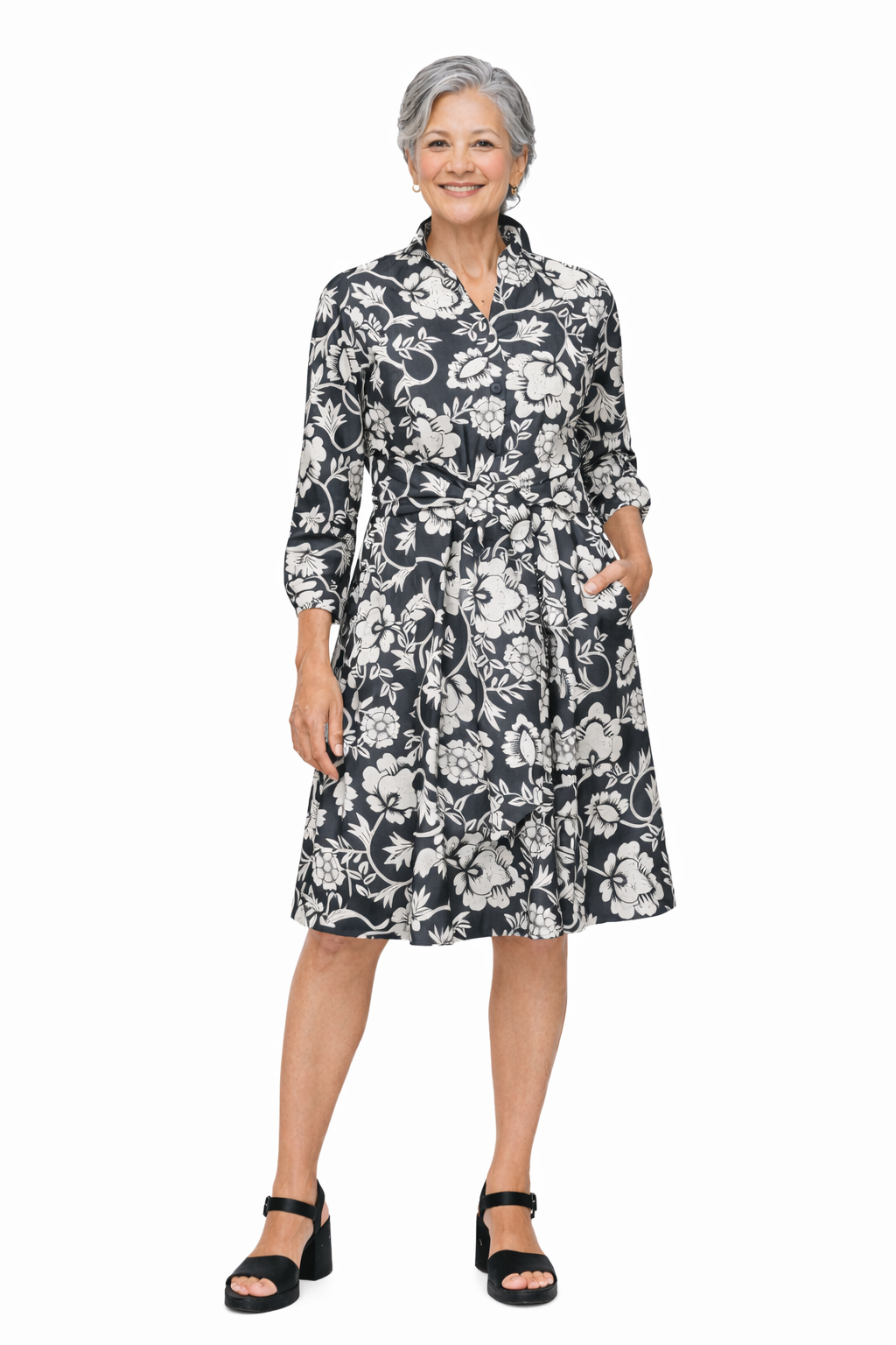 CV1223 Orchard Dress in Harvest Floral*