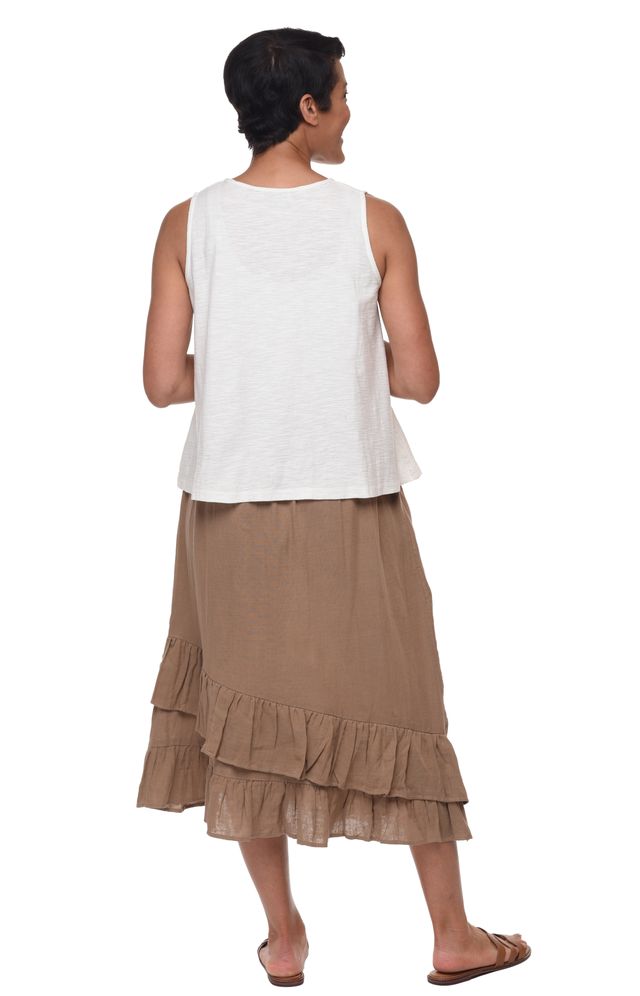 VCG652 Erika Skirt in Sand