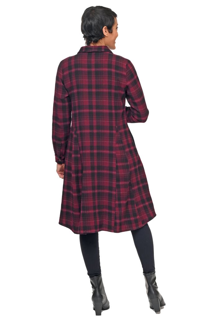 FINAL SALE CV1208 Sheridan Dress in Lucerne Flannel*