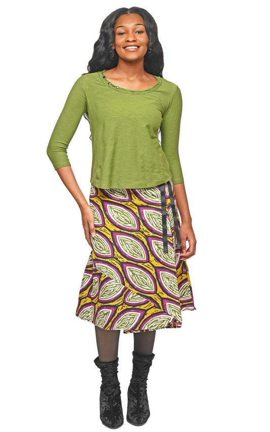 CV1189 Sloane Skirt in Almonds