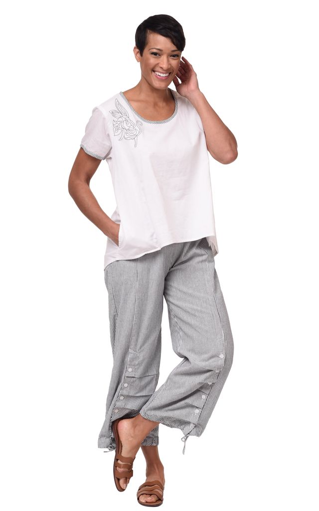 CV1175 Reagan Top in White