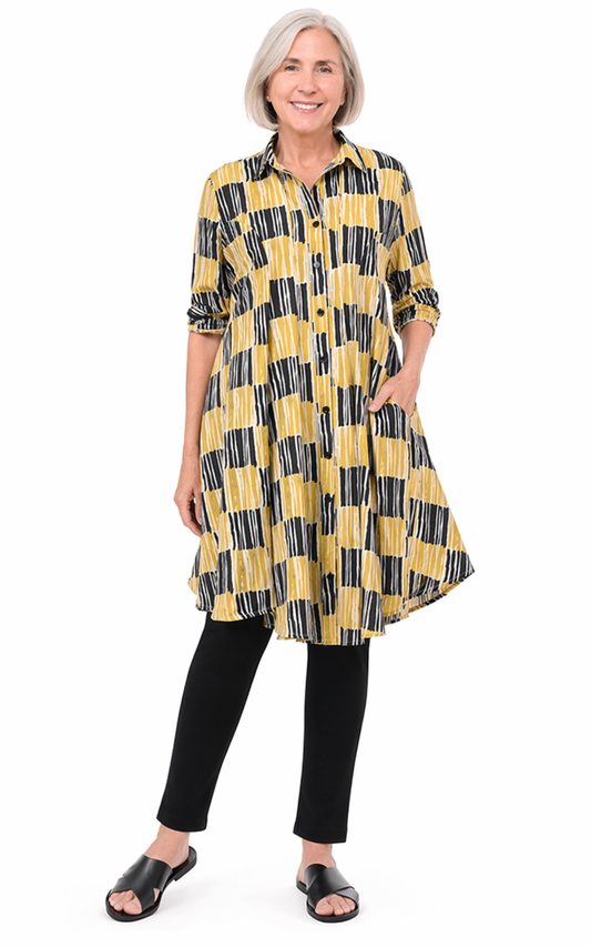 FINAL SALE CV1036 Julia Button Down in Line Up*