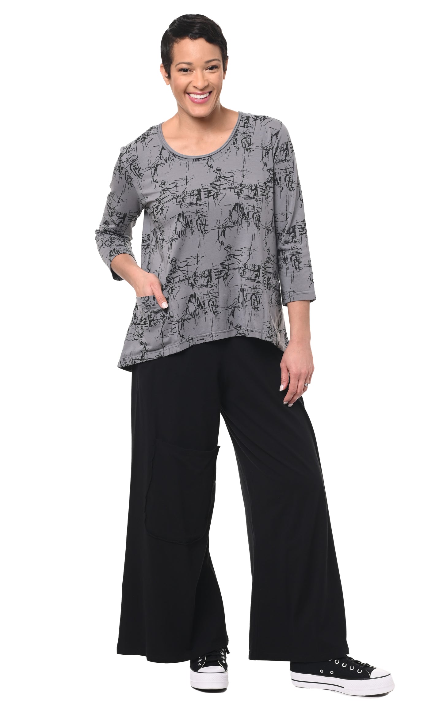 FINAL SALE SDM123 Kelly Pullover in Canyon Etching*