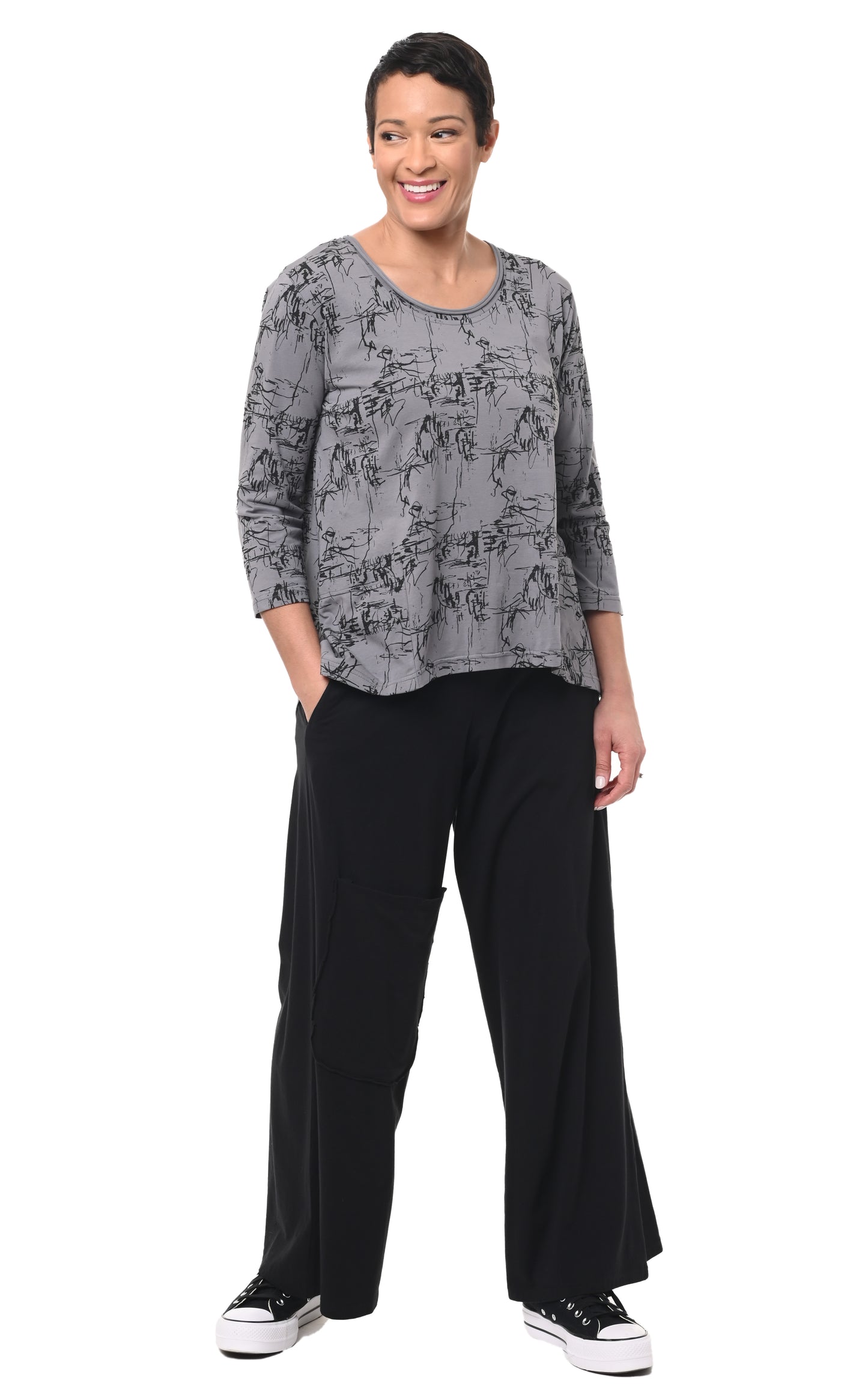 FINAL SALE SDM123 Kelly Pullover in Canyon Etching*