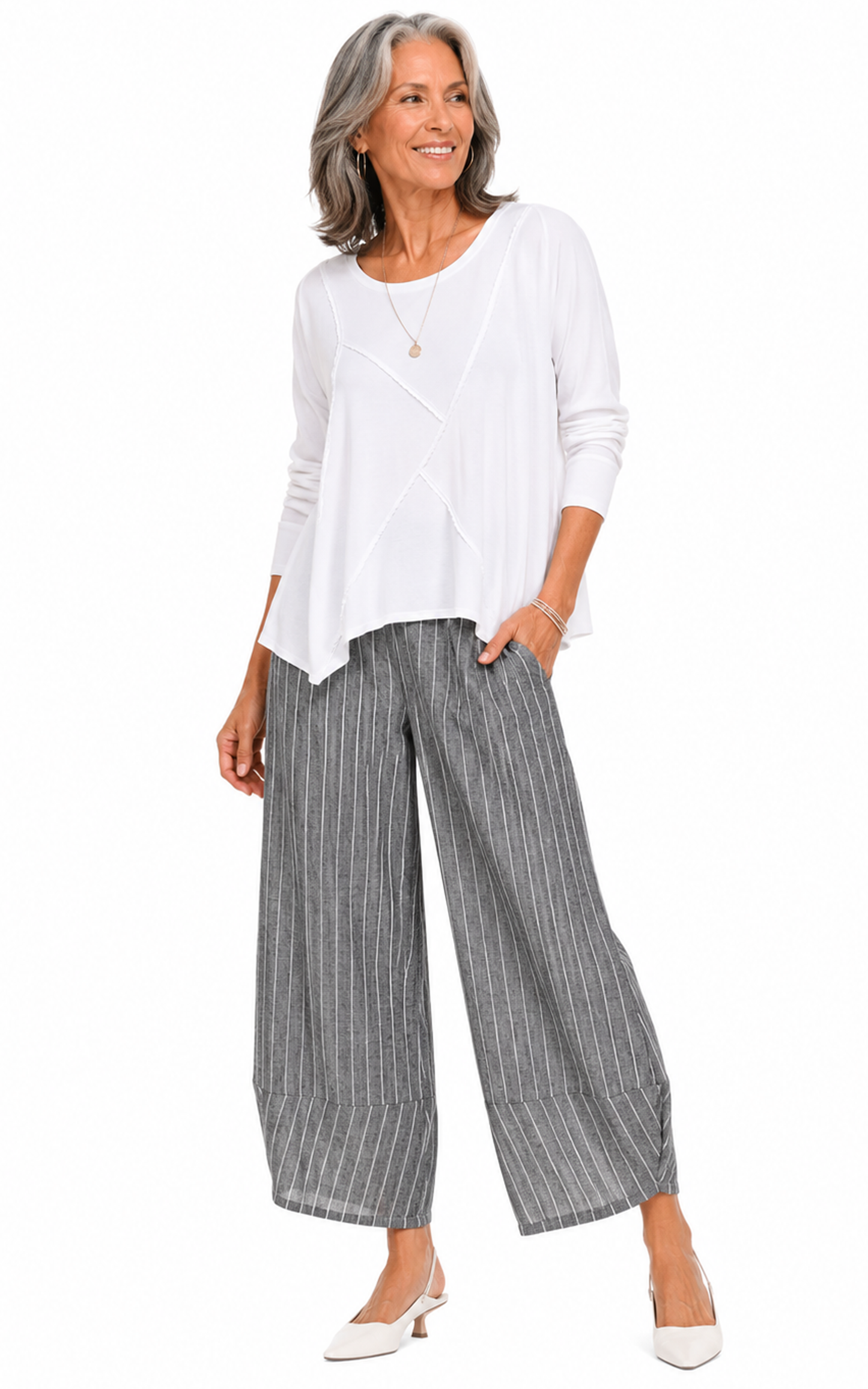CV323 Ariana Pant in Piccadilly Stripe*