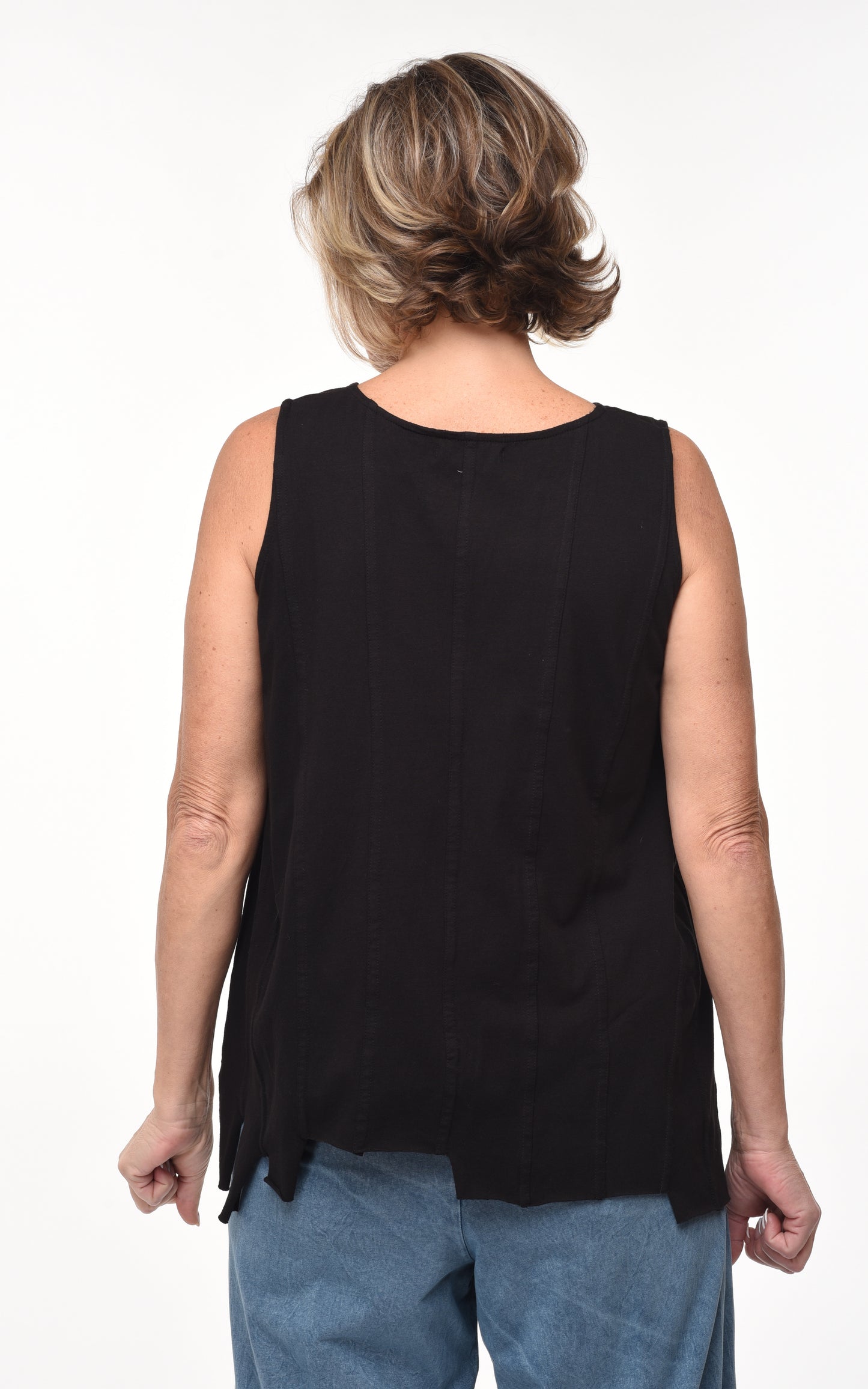 Final Sale L136 Marissa Tank in Black*
