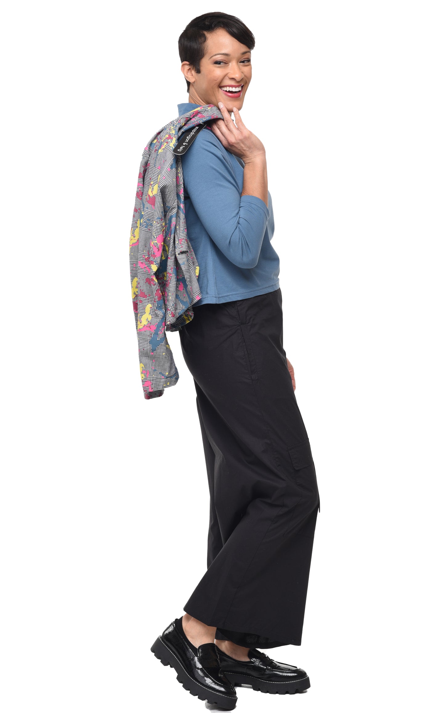 FINAL SALE L177 Kai Pullover in Mallard Blue*