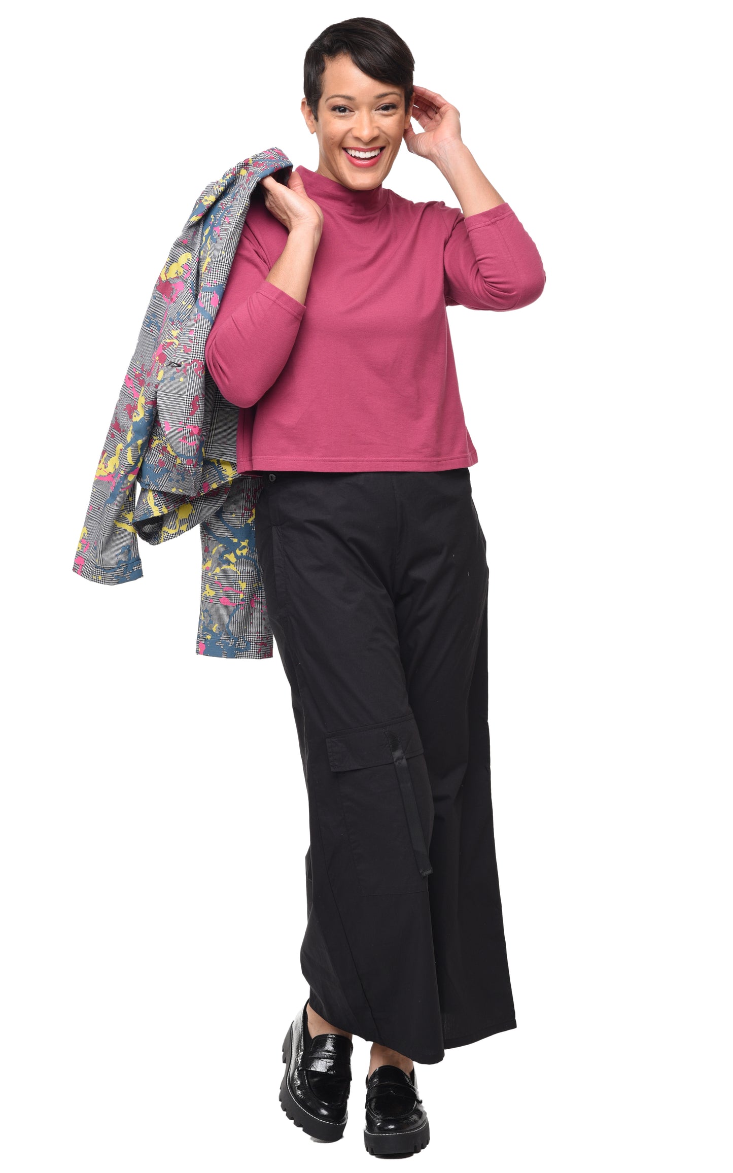 FINAL SALE L177 Kai Pullover in Plum*