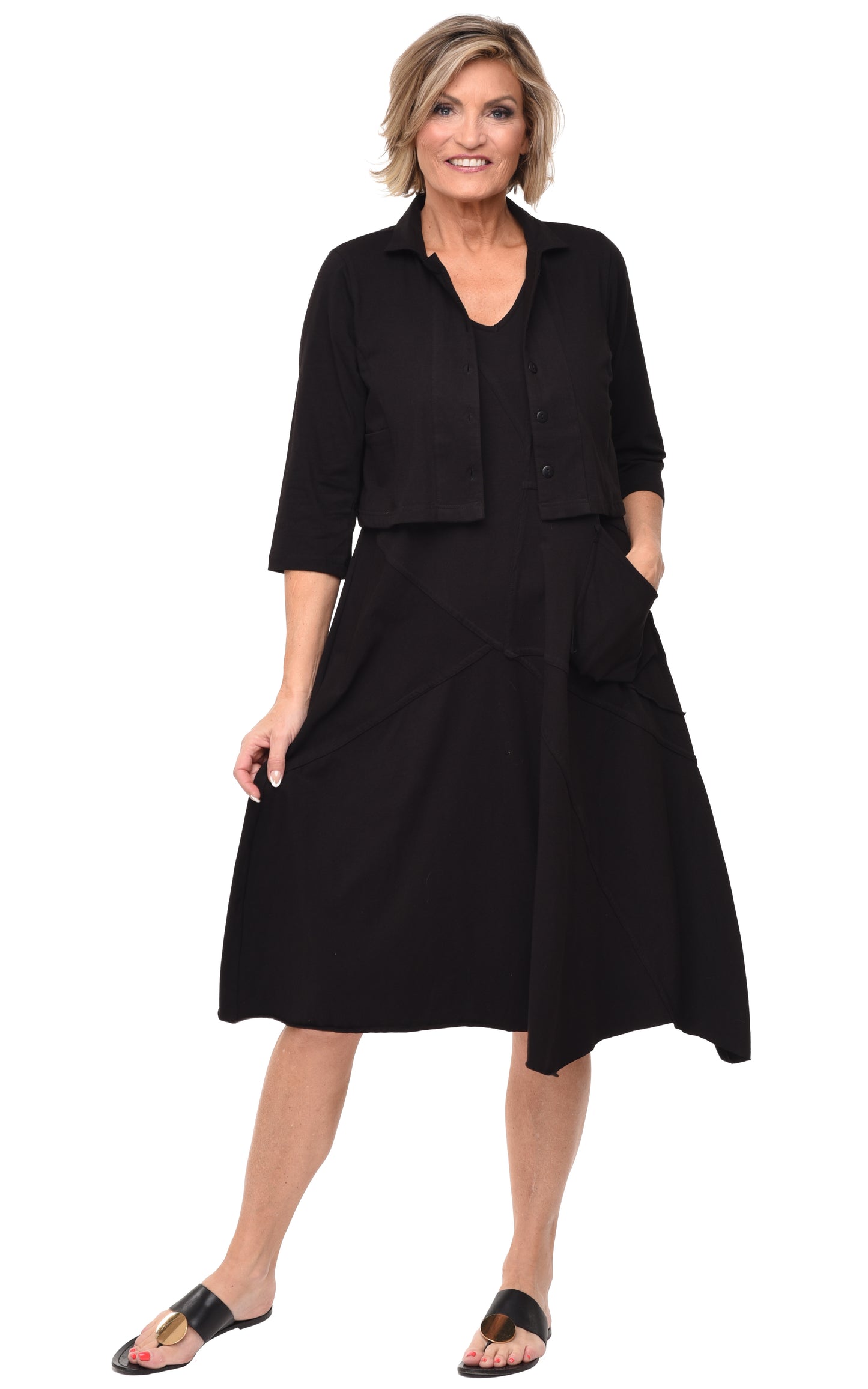 FINAL SALE L503 Parker Jacket in Black*