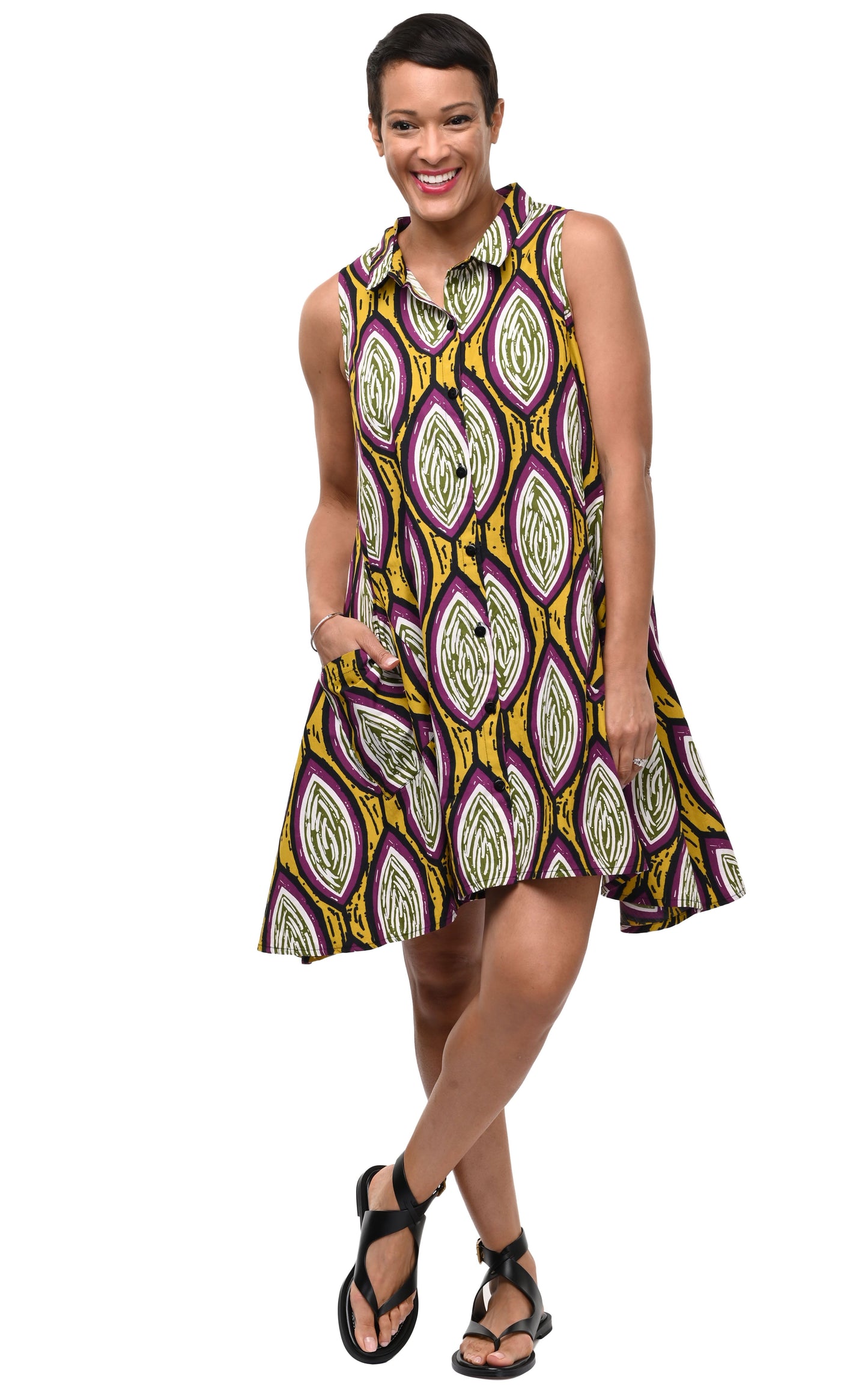 CV1027 Bree Dress in Almonds*