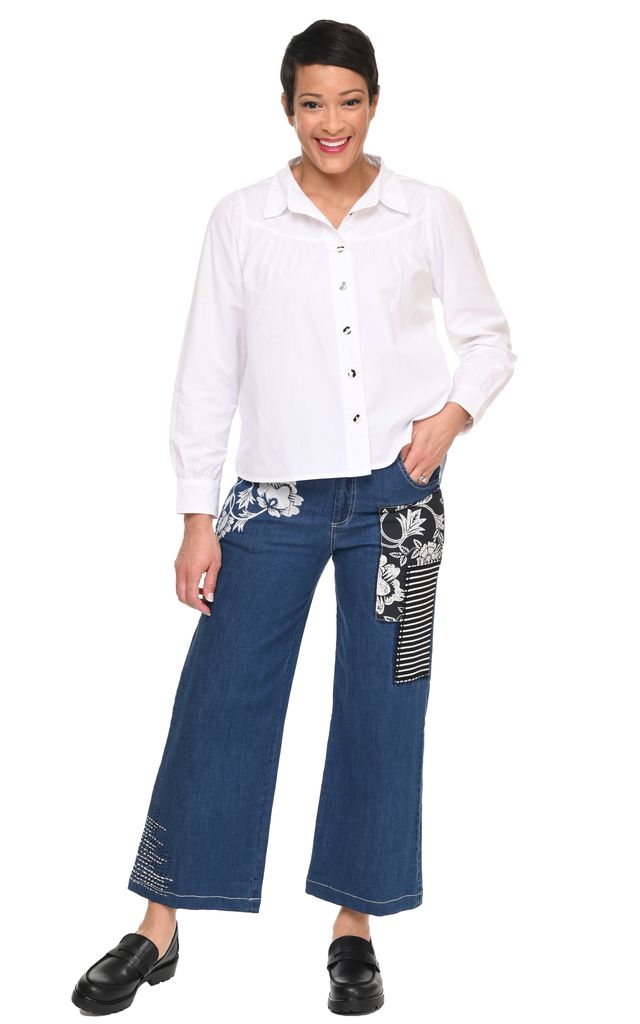D517 Wylie Denim Pant with Harvest Floral*