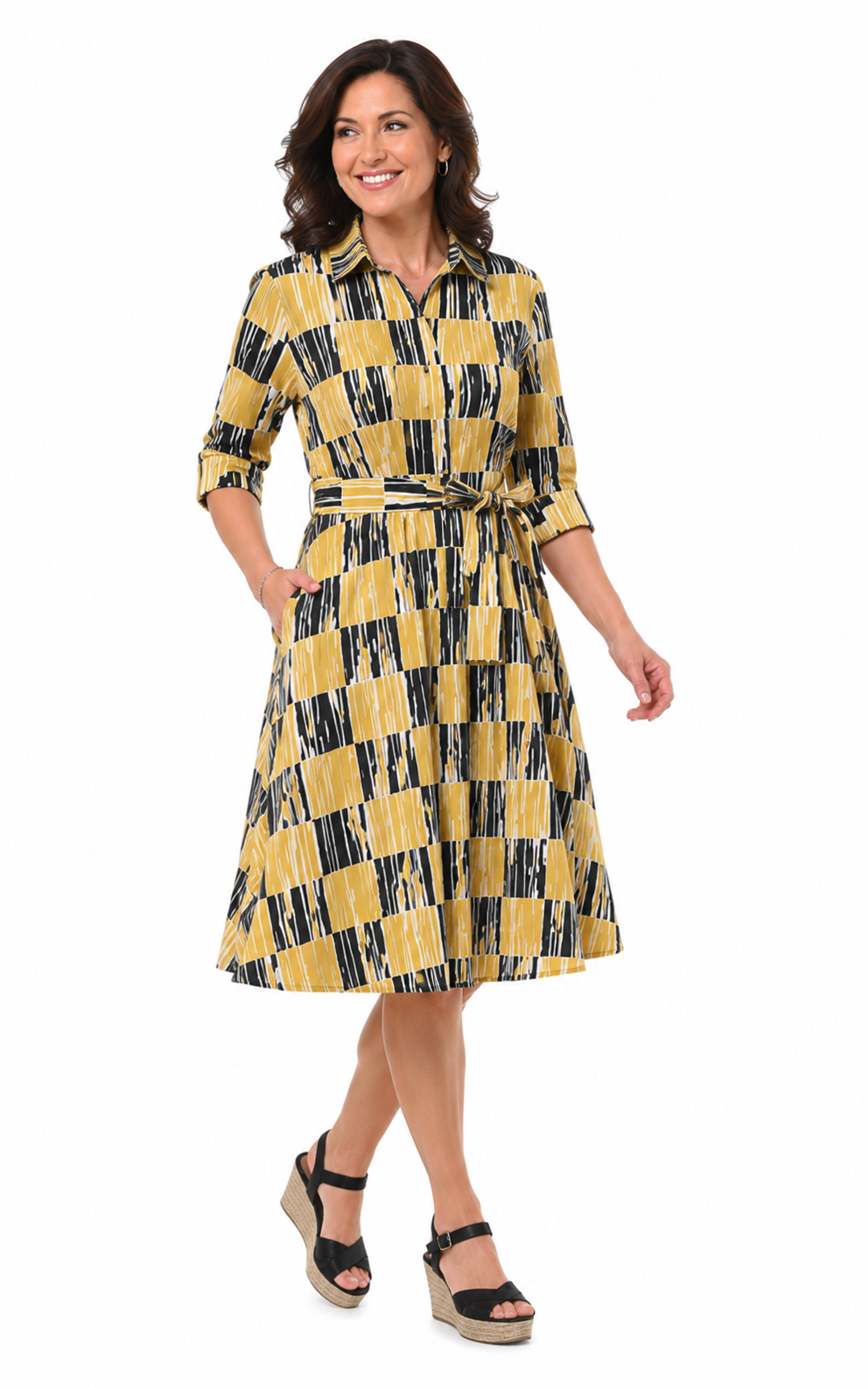 FINAL SALE CV1042 Perrin Dress in Line Up*