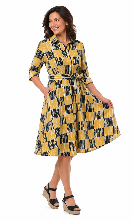 FINAL SALE CV1042 Perrin Dress in Line Up*