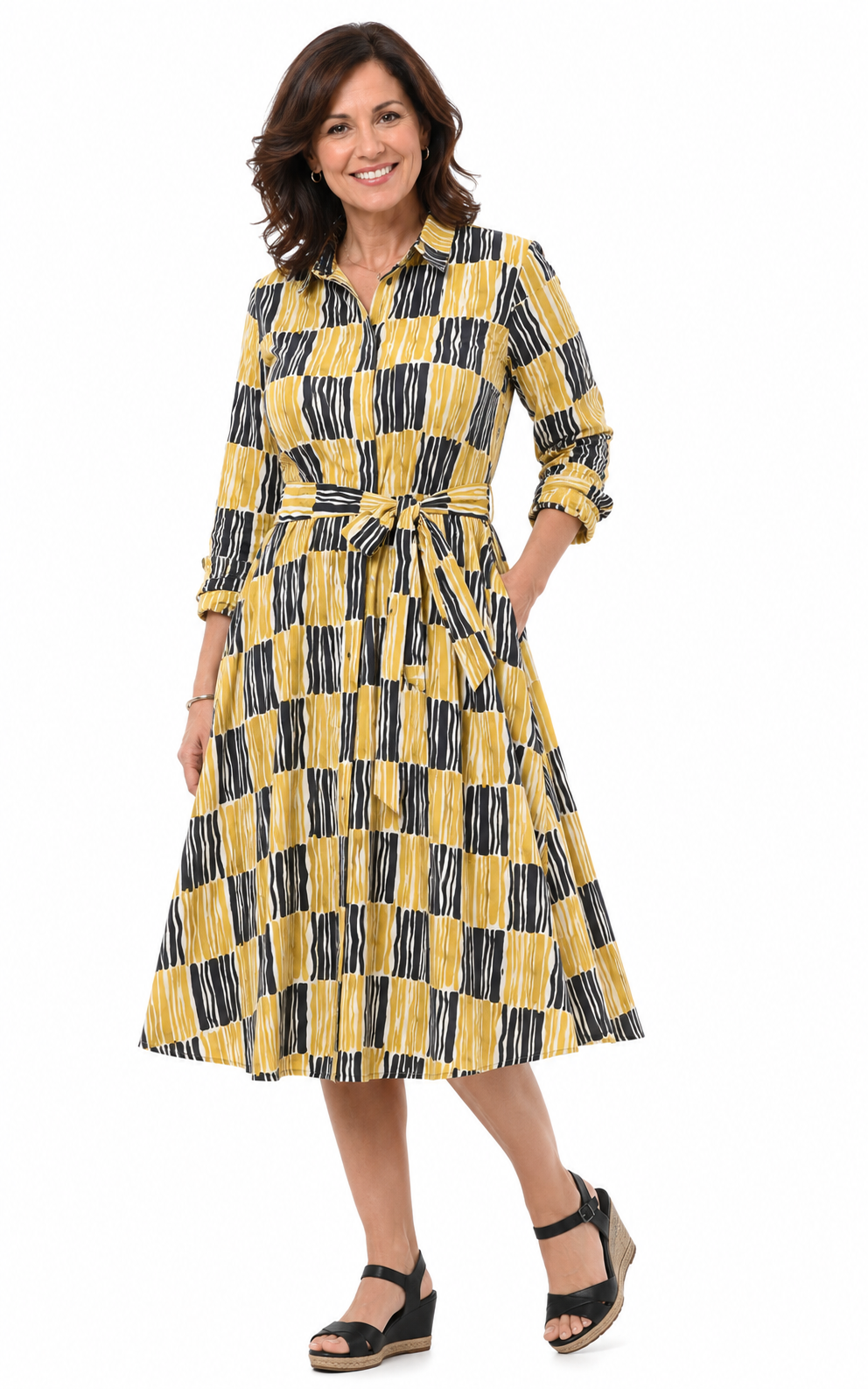 FINAL SALE CV1042 Perrin Dress in Line Up*