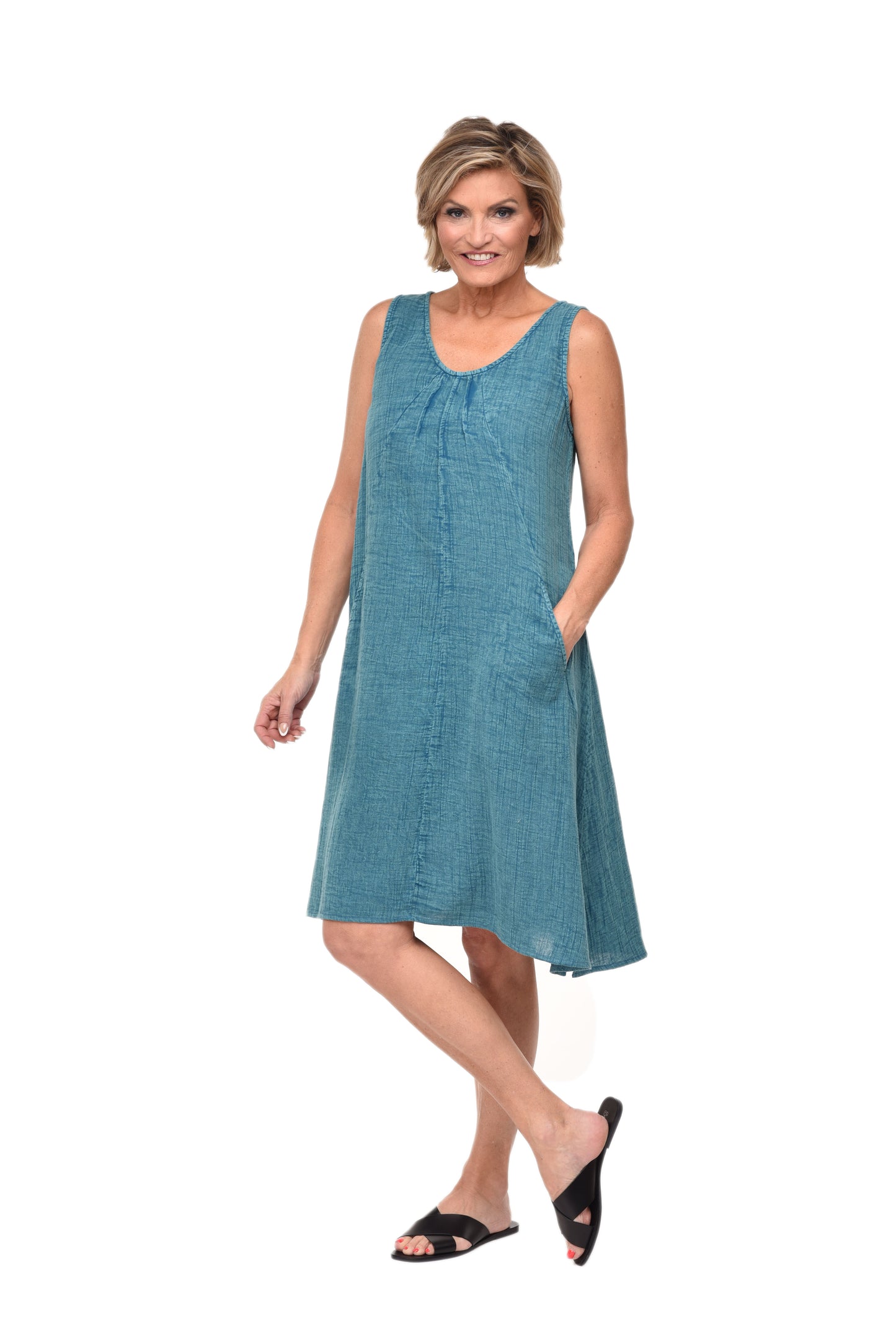 FINAL SALE VCG525 Fallon Dress in Teal*